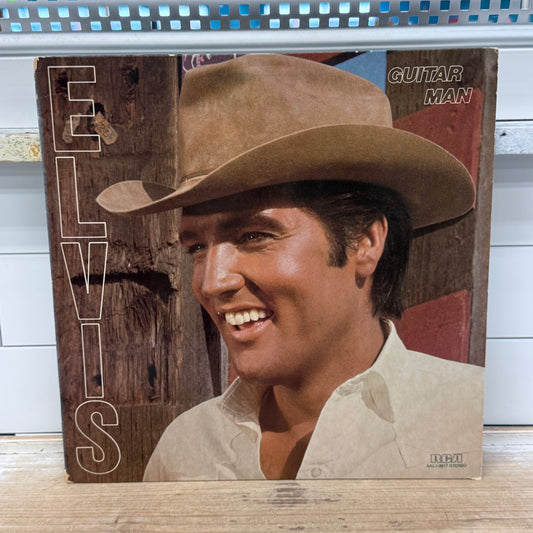 Elvis Presley Guitar Man Vinyl LP 1981 #AAL1-3917
