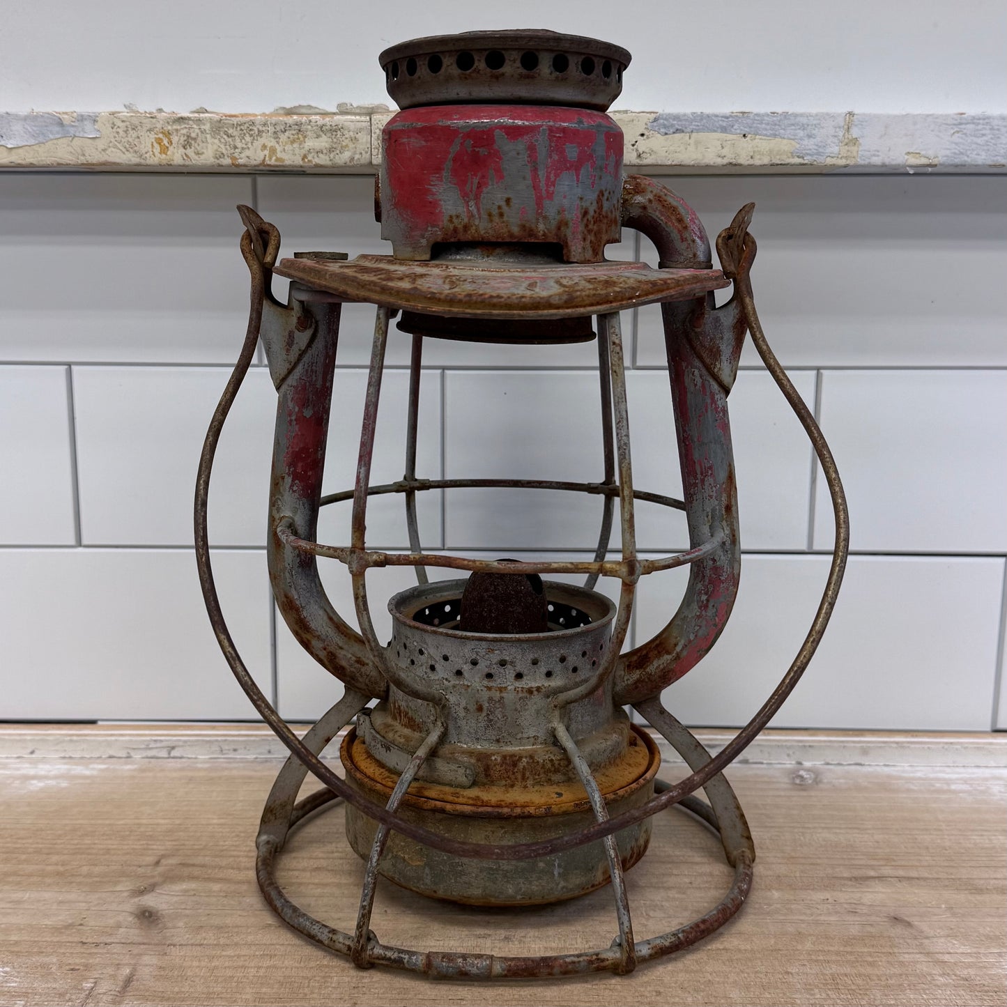 Dietz Vesta New York Central Railroad Kerosene Lantern Vintage