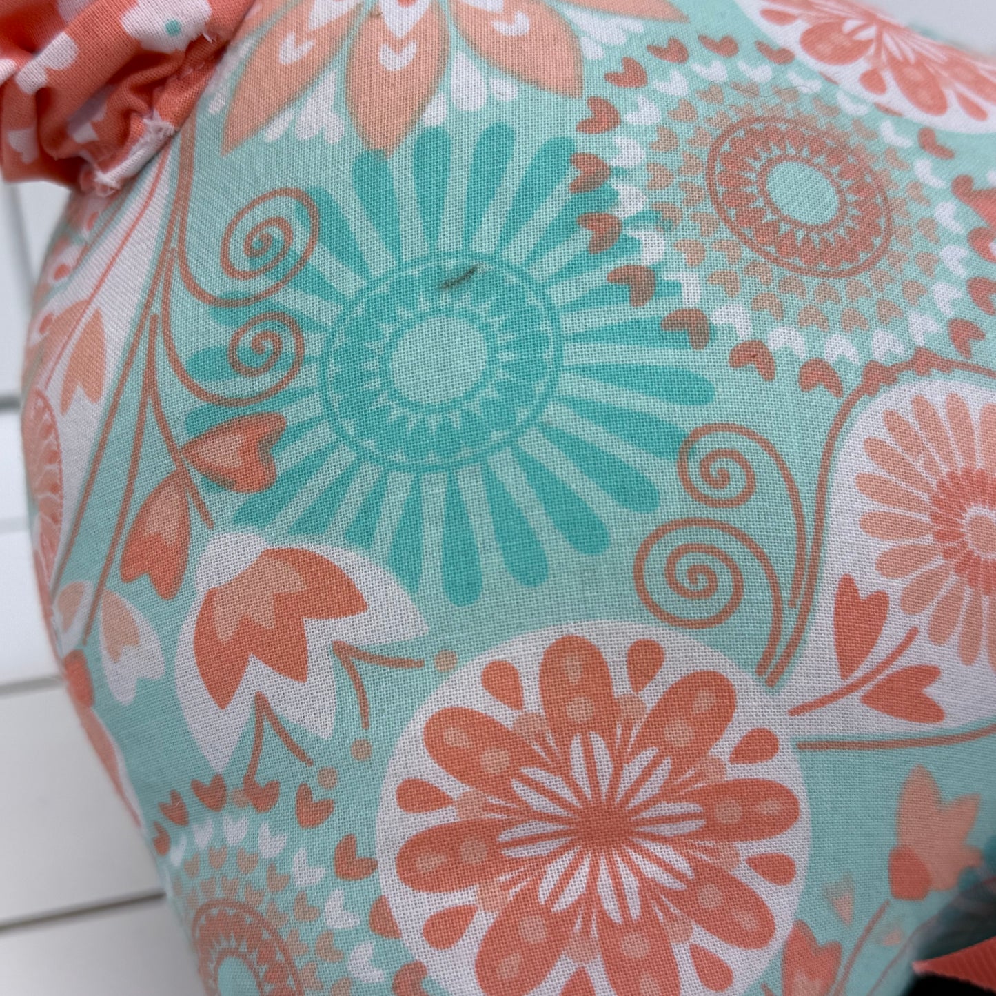 Handmade Floral Bunny Stuffed Animal by A Little Red Bird