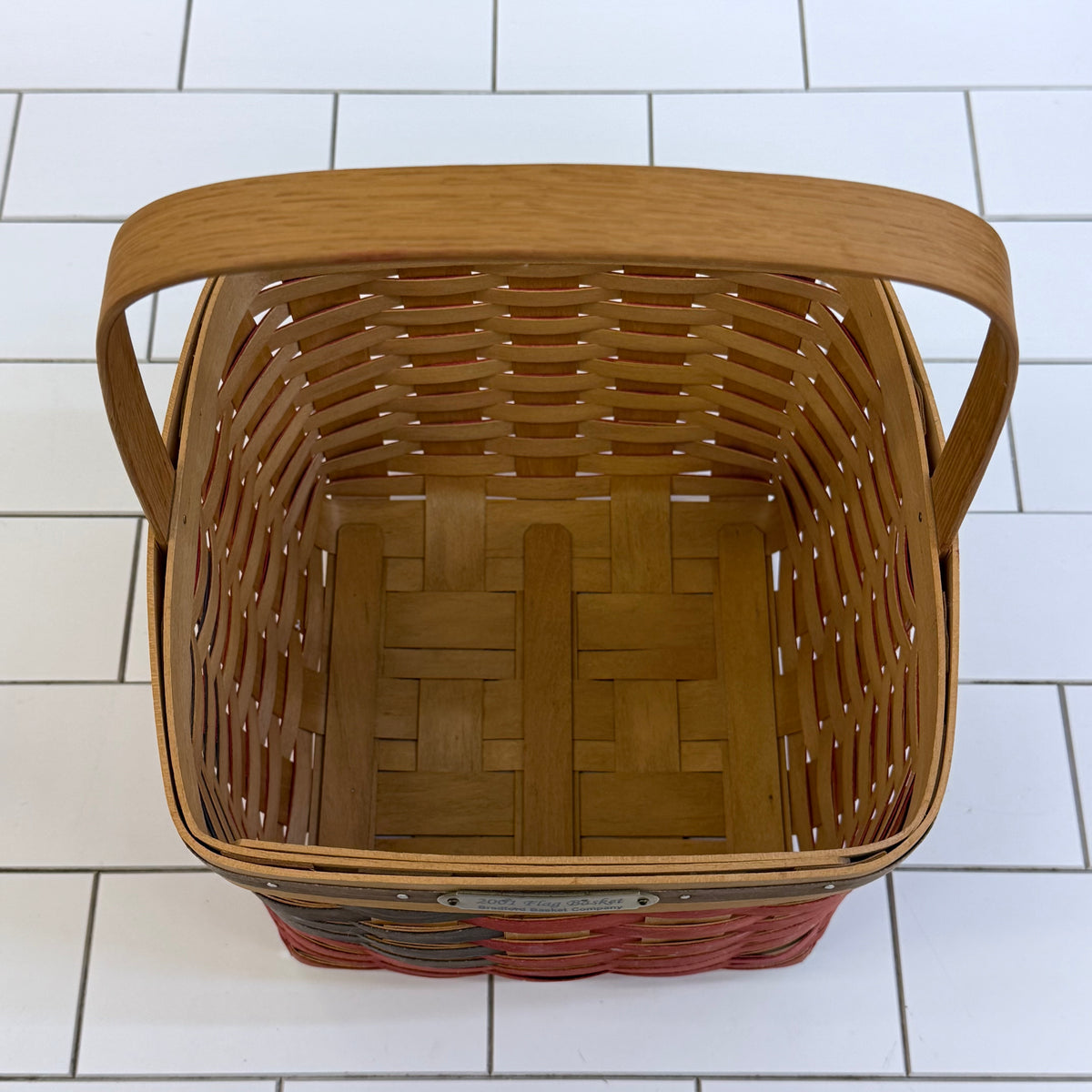 Bradford Basket Company Flag Handwoven Americana Decor