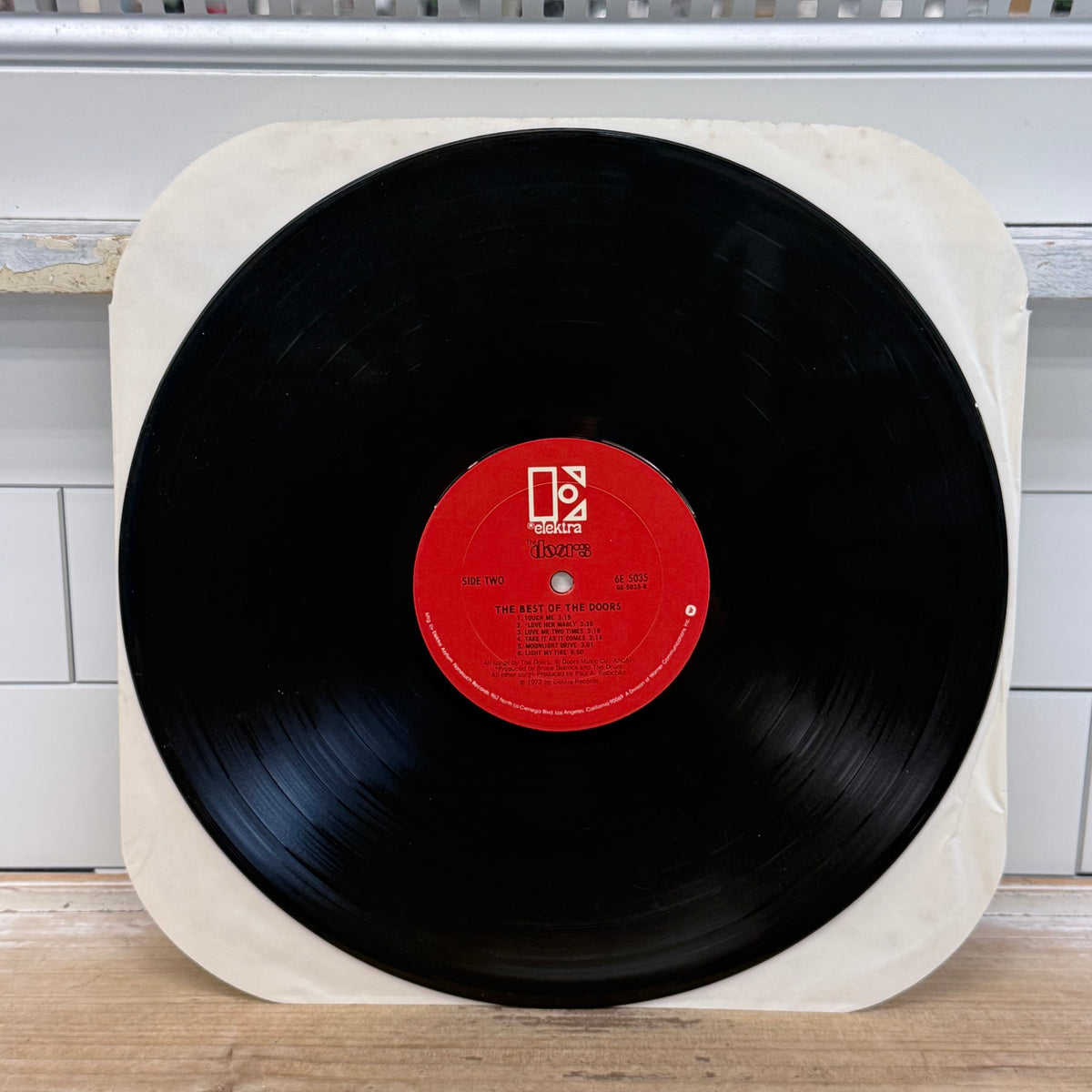 The Doors Best of the Doors Vinyl Record, 1980 – Elektra 6E-5035 LP
