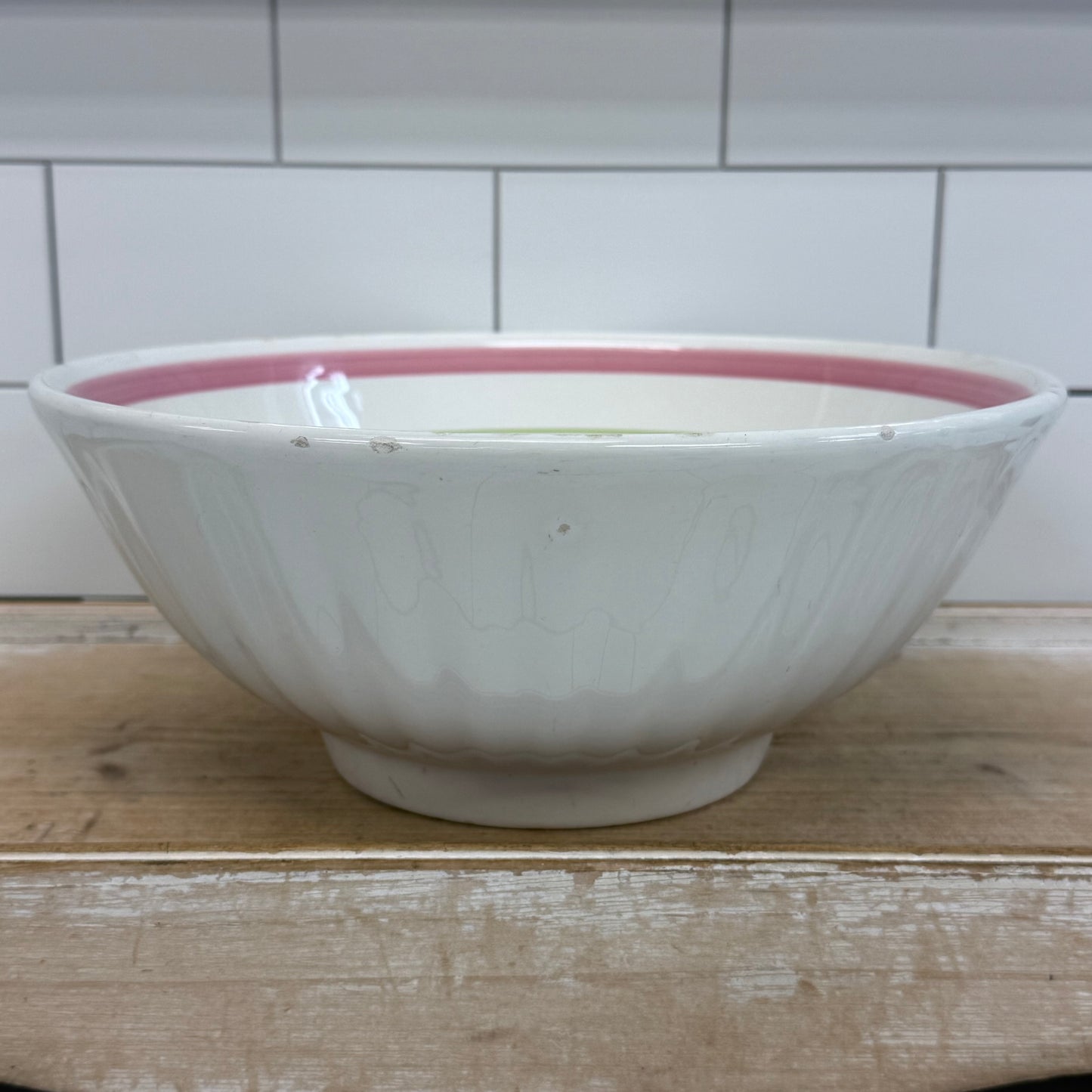 La Primula Italy Chimaphila Botanical Ceramic Serving Bowl 11”