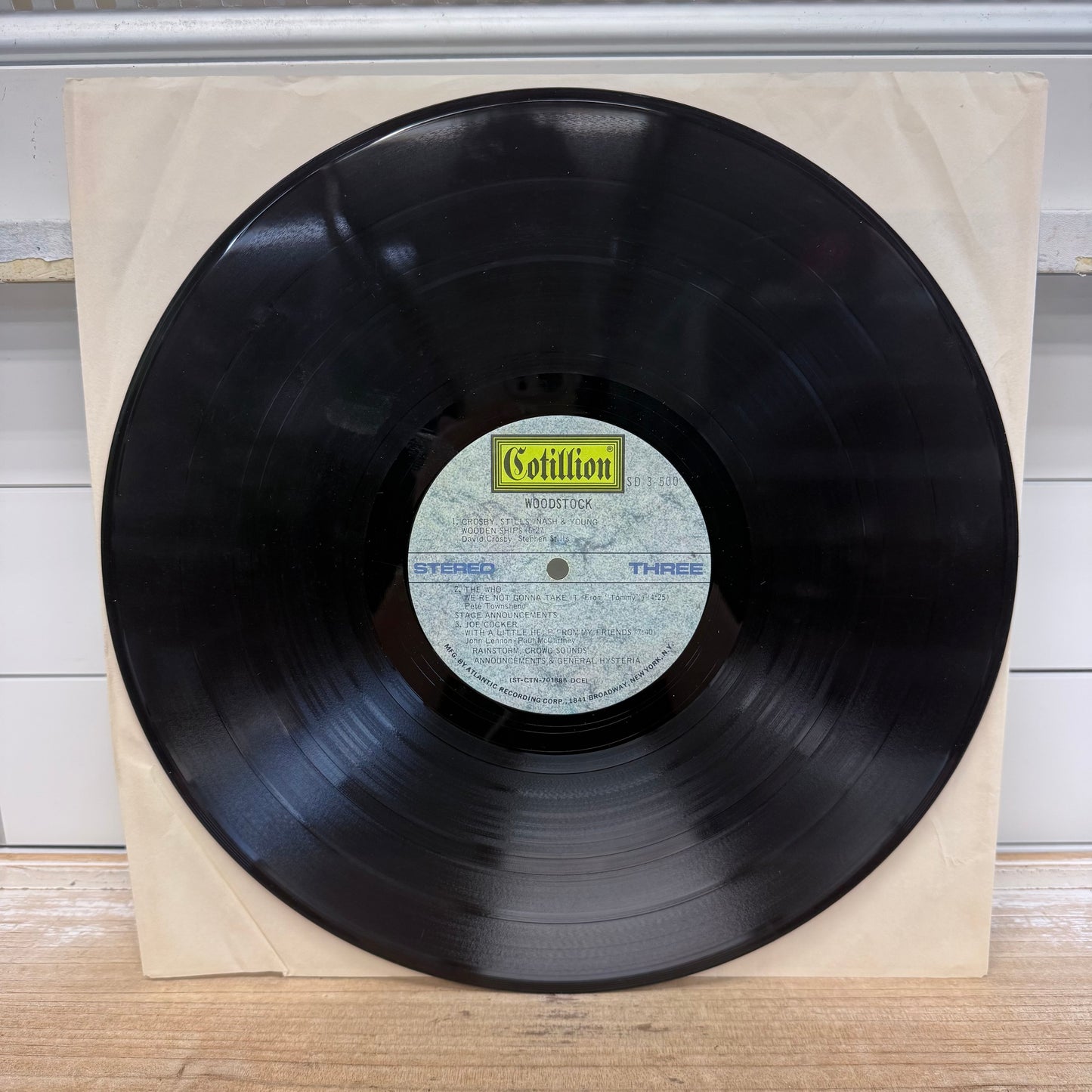 Woodstock Original Soundtrack Triple Vinyl Record Set 1970