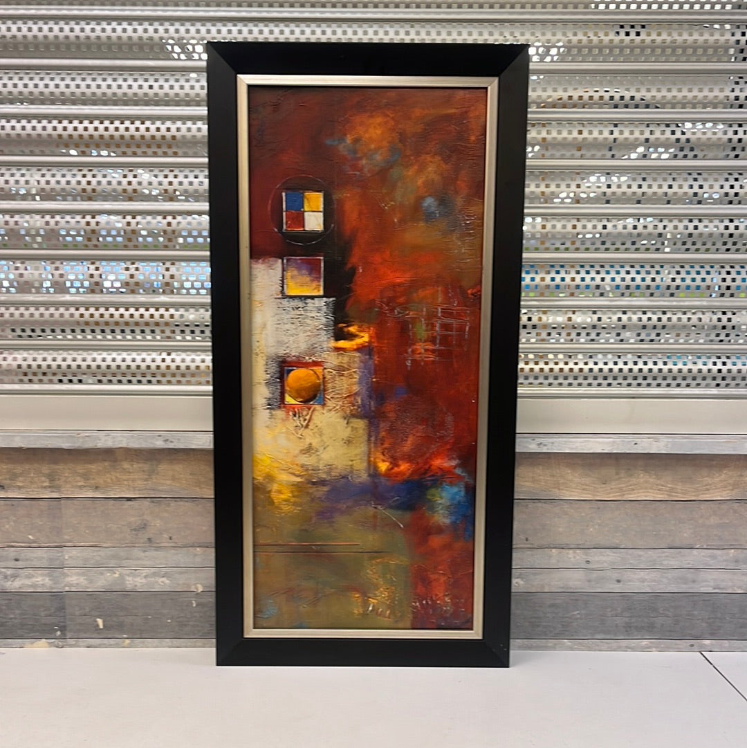 Original Brushstrokes Toledo Triptych by Michele COA, 2005