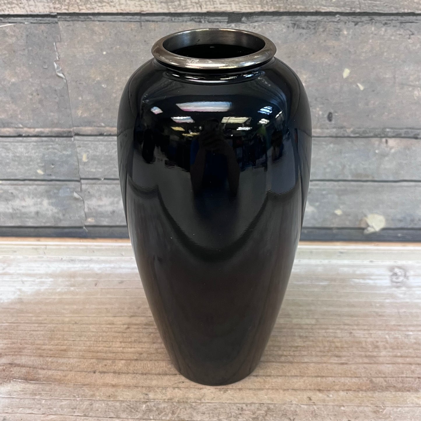 Japanese Chokin Etched Metal Vase Selection