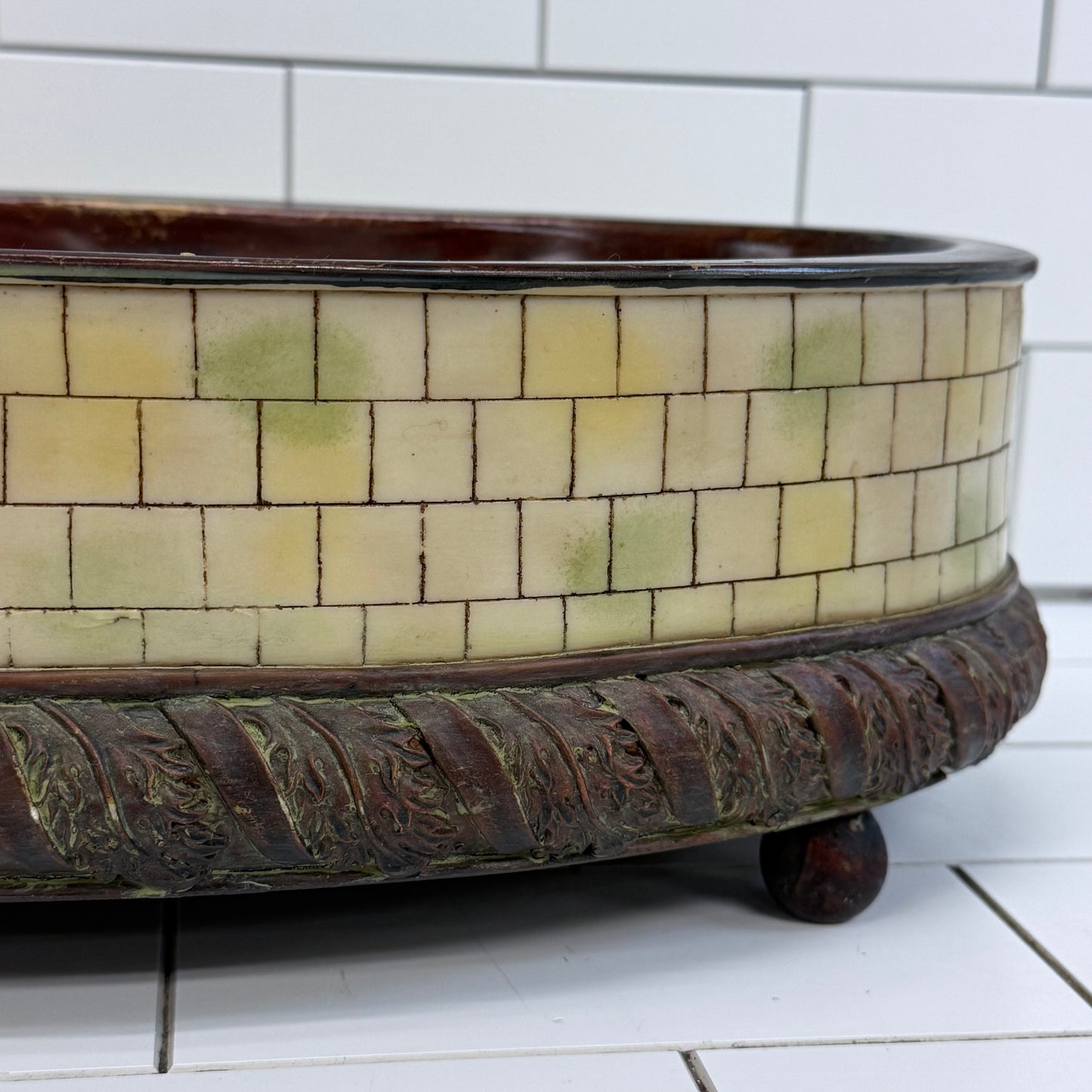 Mastercraft Hollywood Regency Centerpiece Bowl