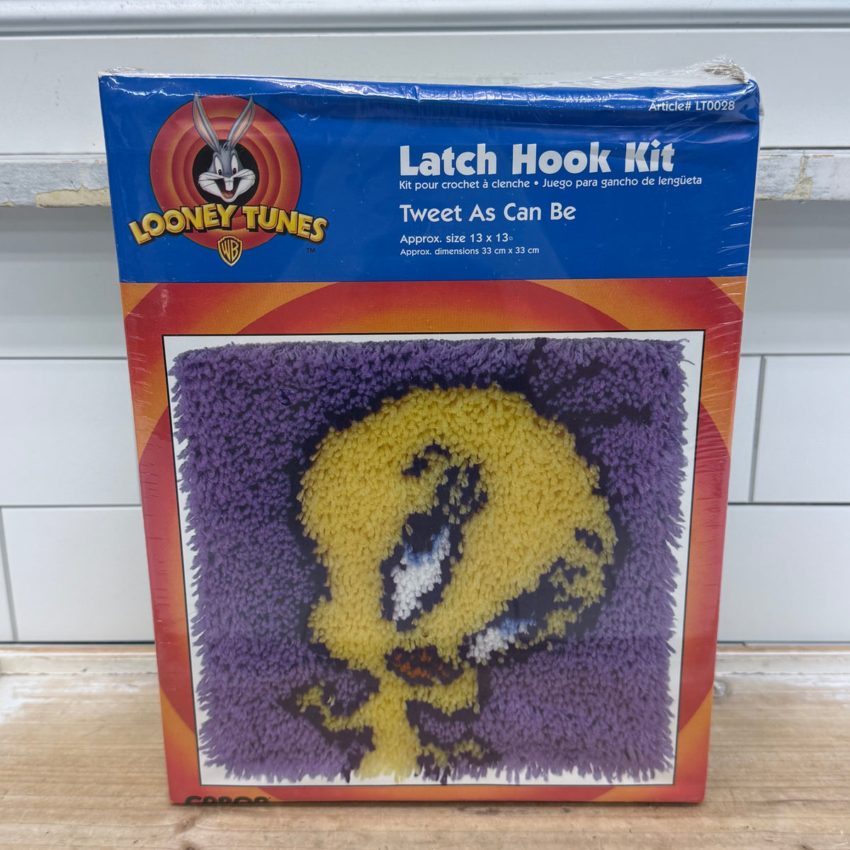 Caron Looney Tunes Tweety Bird Latch Hook Kit Sealed