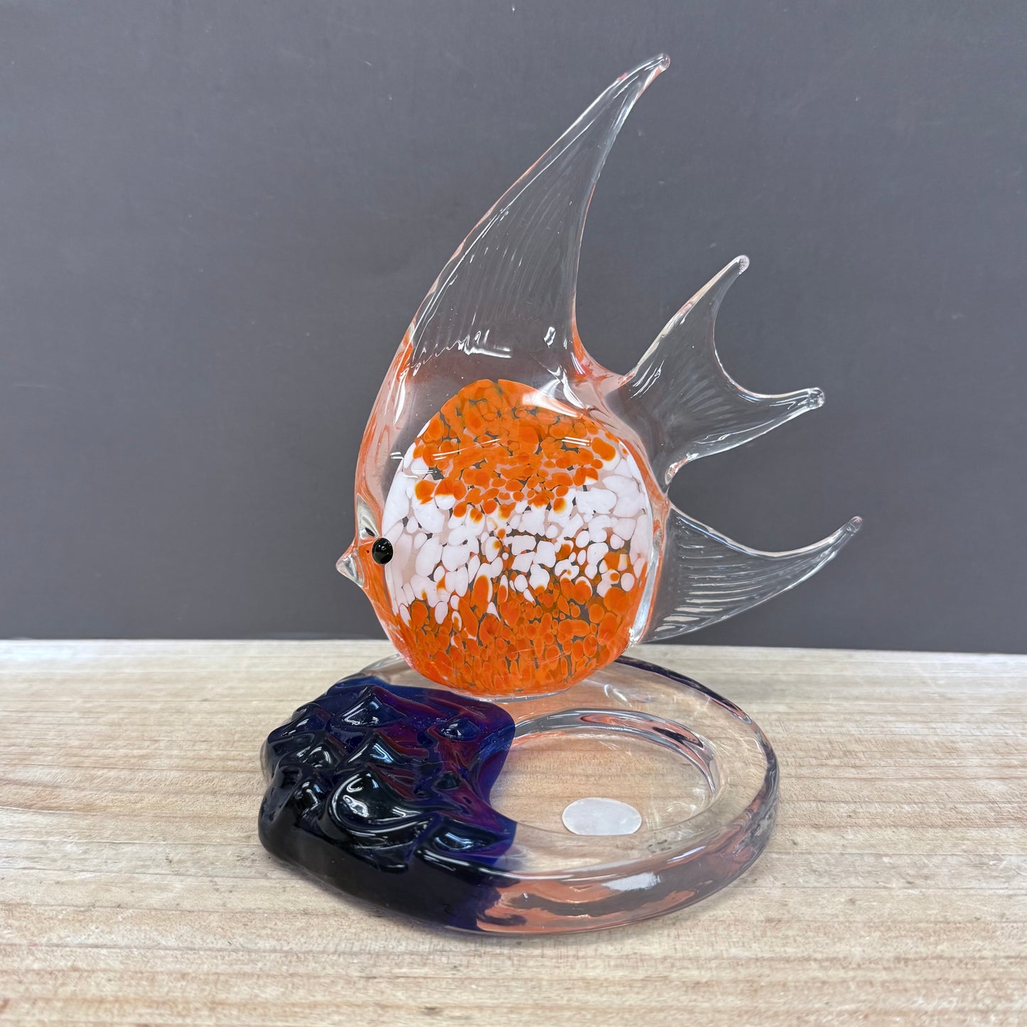 Partylite Votive Holder Angel Fish, Glass