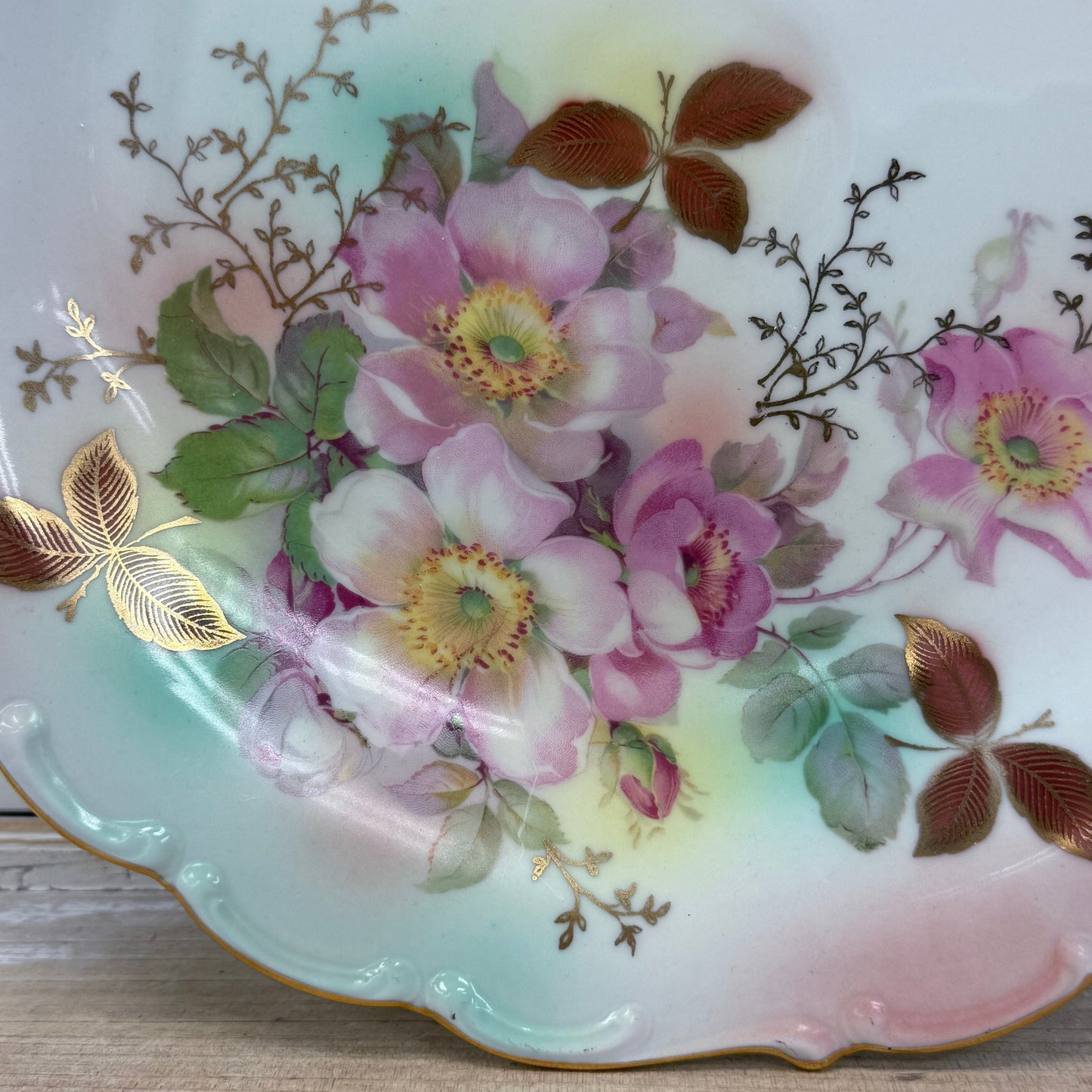 Schumann Plate, Arzberg Bavaria Gilded Porcelain