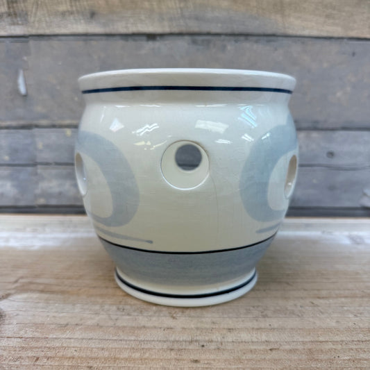 Delft Blue Hand Painted Ceramic Bulb Planter