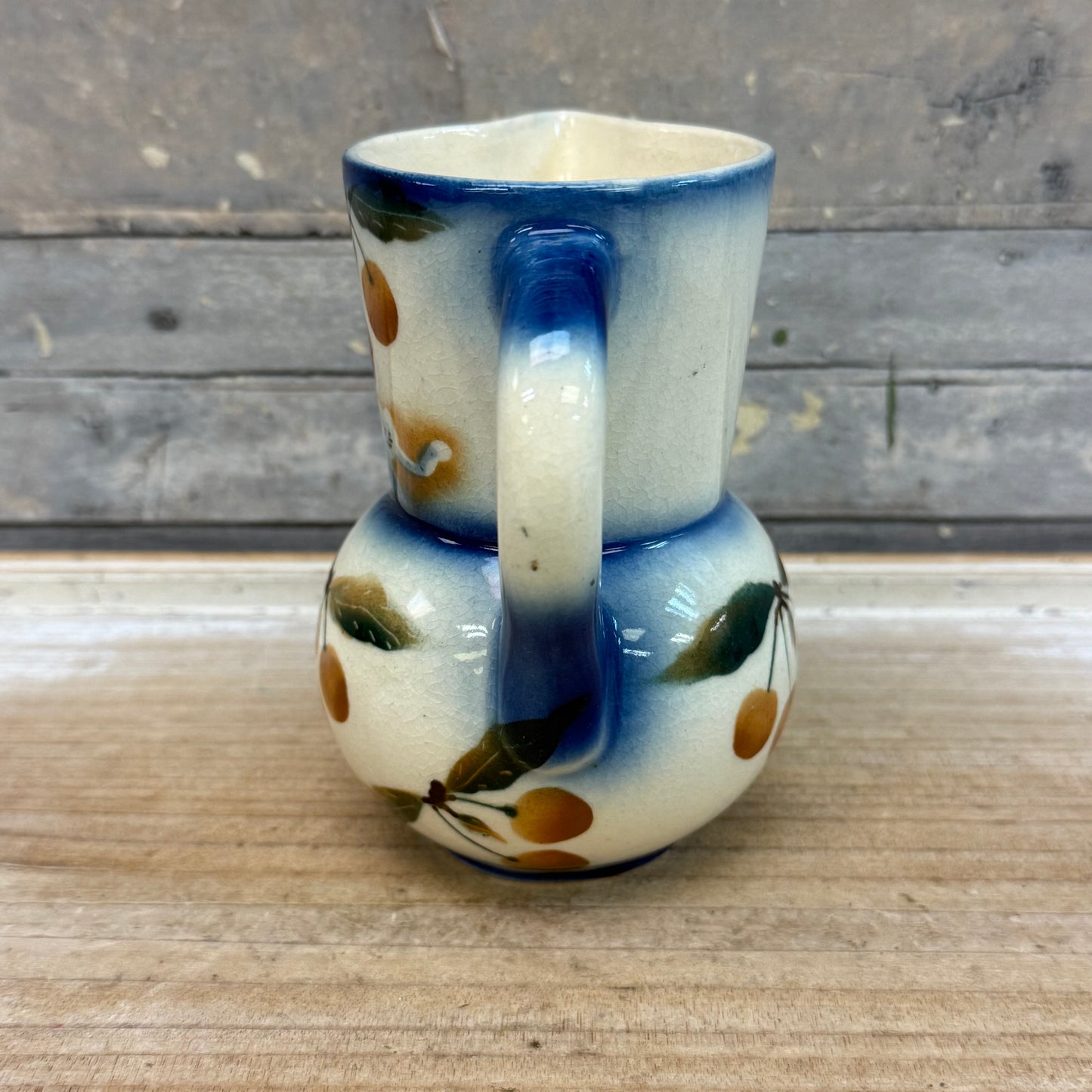 Erphila George Washington Stoneware Cherry Jug Pitcher, 1970s