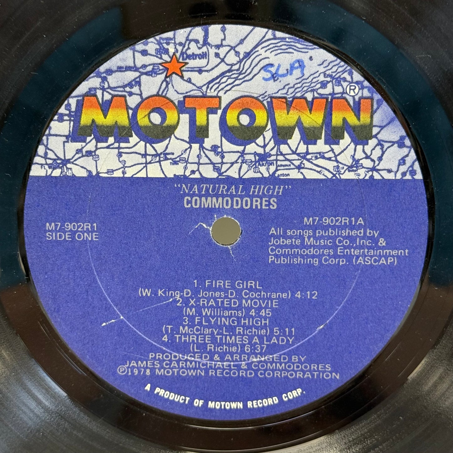 The Commodores Natural High LP 1978 #M7-902R1