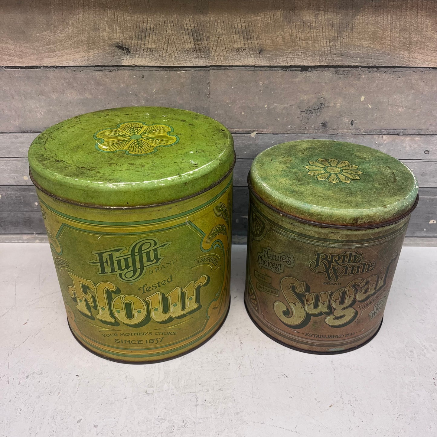 Ballonoff Metal Kitchen Canister Set of 4, 1977