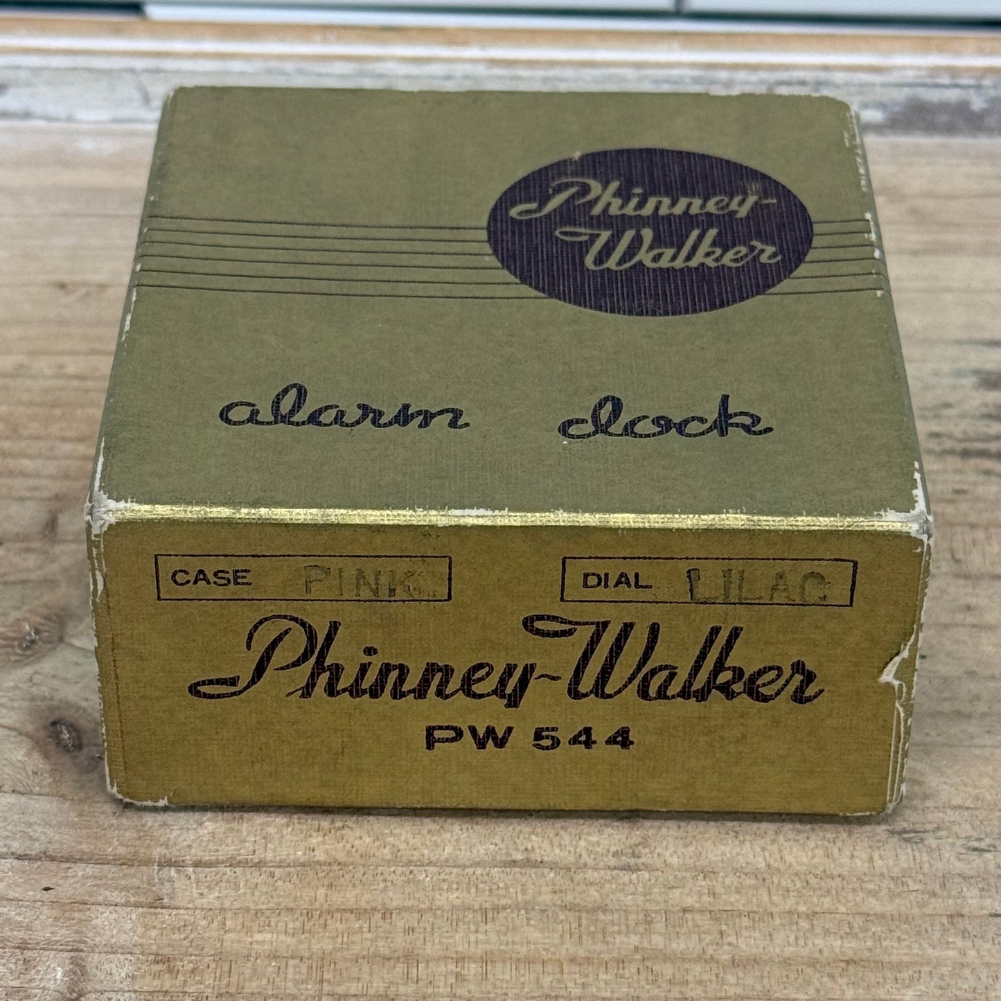 Phinney-Walker PW544 Twin Bell Mechanical Alarm Clock in Box