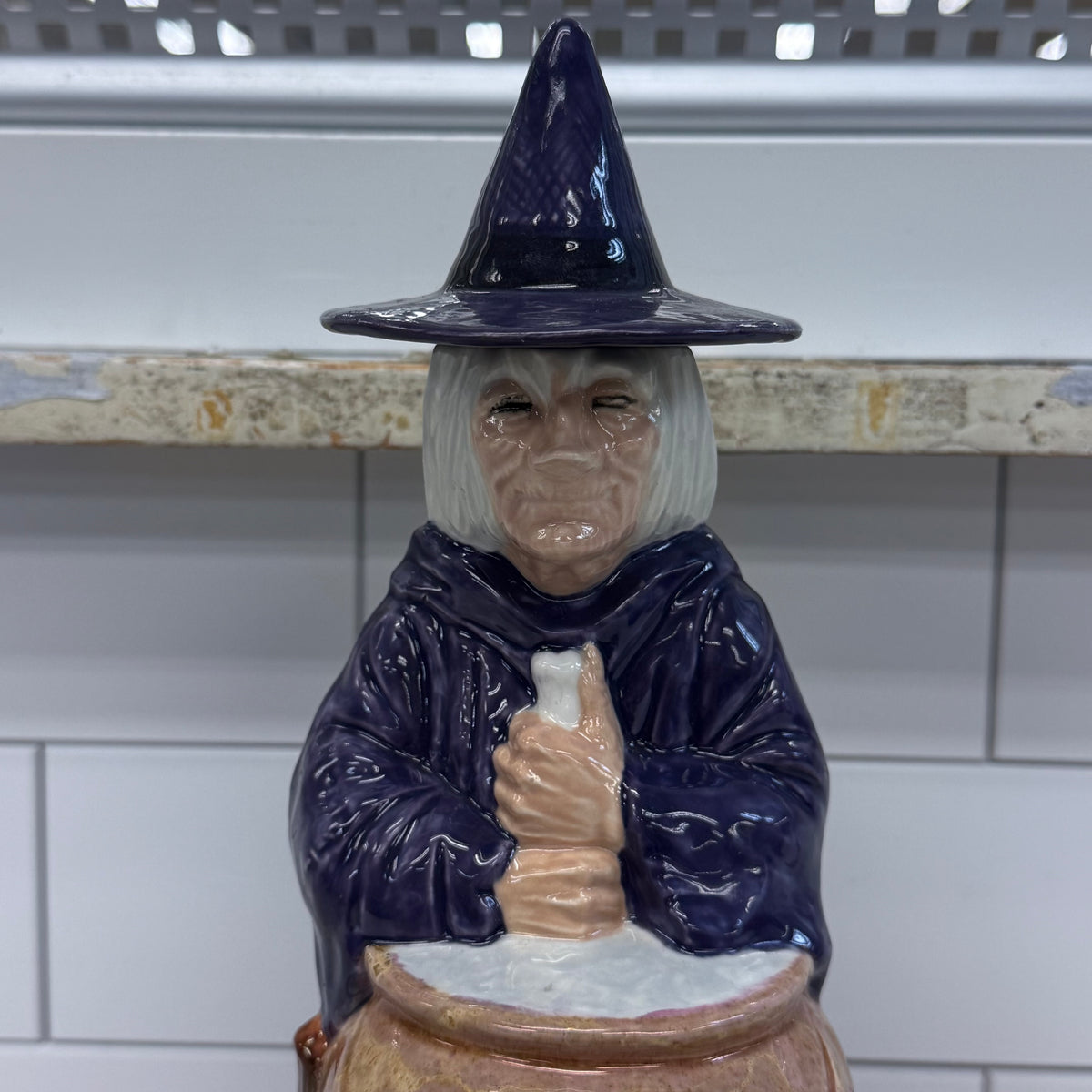 Witches Brew Ceramic Witch Decanter Halloween R J Ceramics
