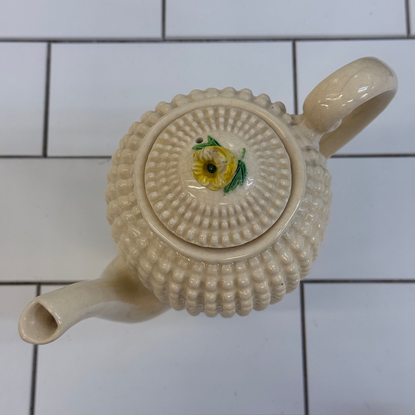 Maruhon Ware Hobnail Coffee Pot & Creamer Set 1950s