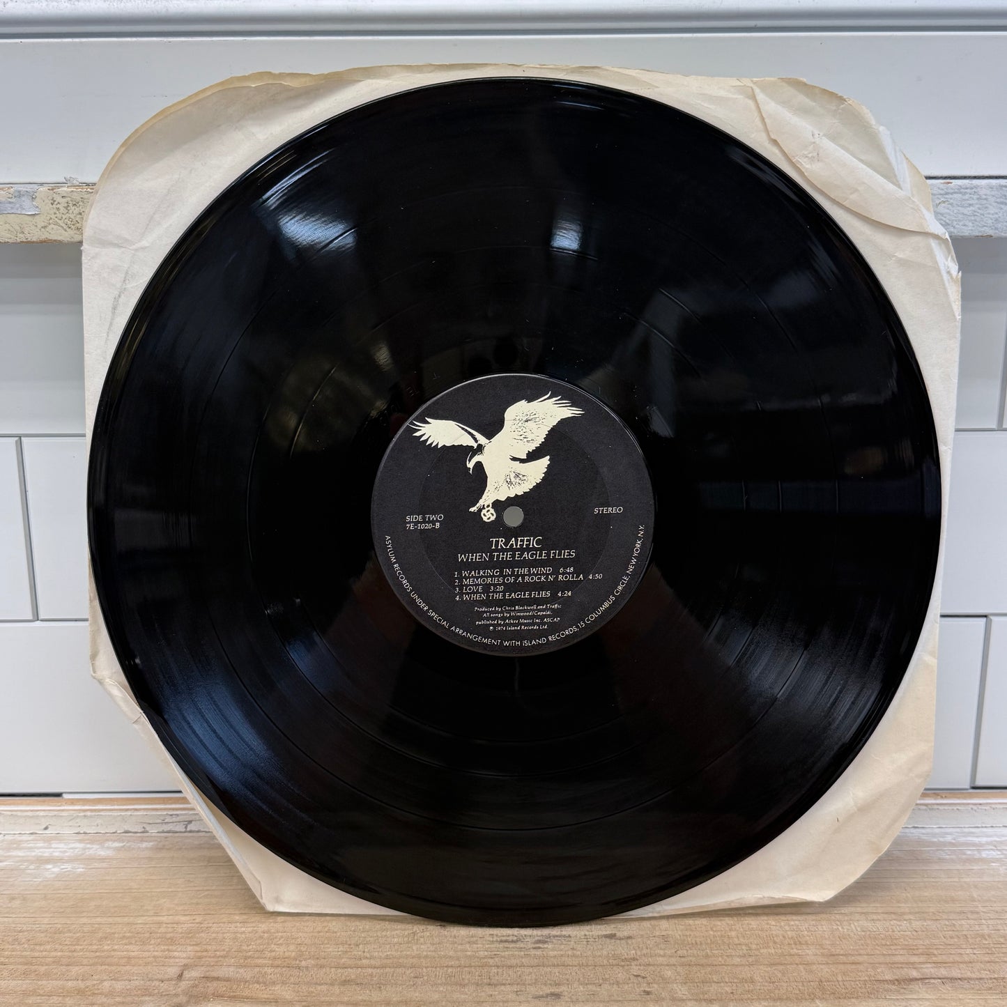 Traffic When the Eagle Flies Vinyl Record LP 1974