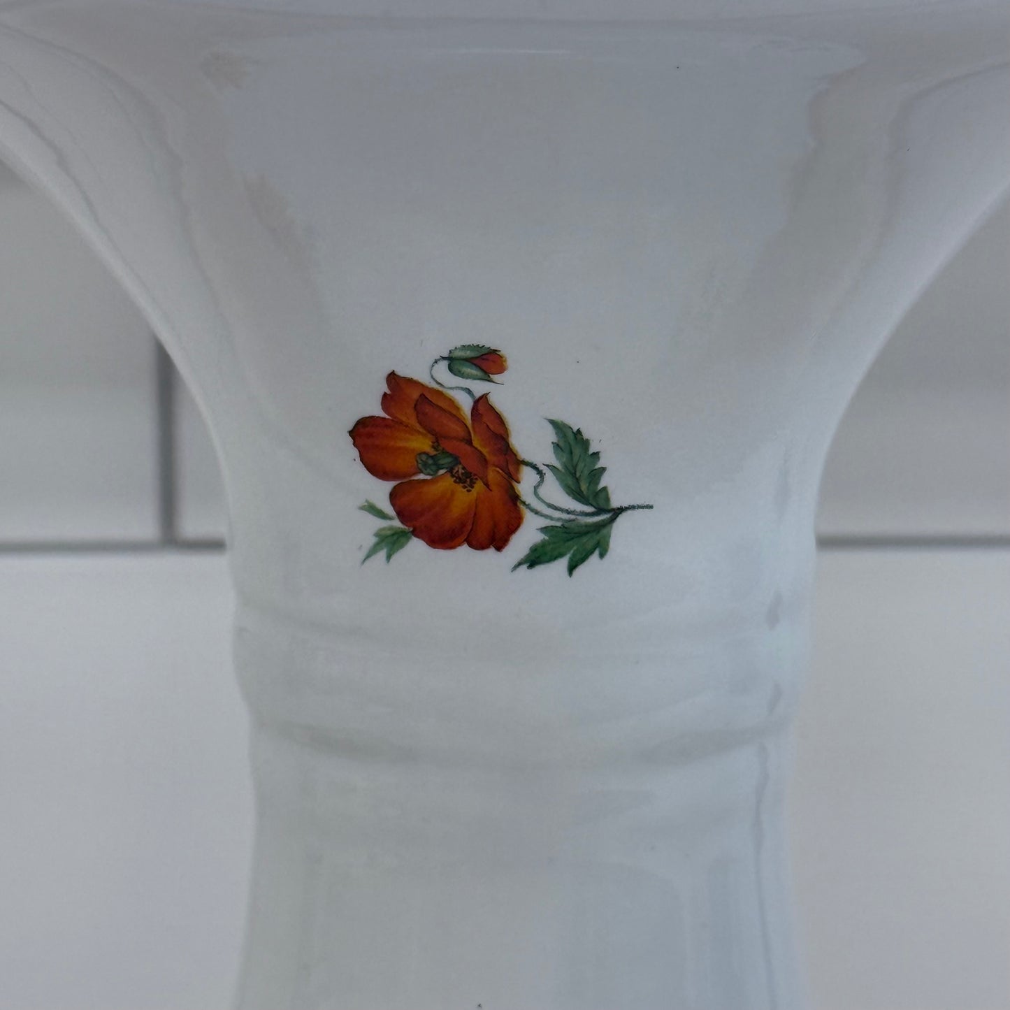 Porcelaine de Bruxelles Floral Pitcher 1960s