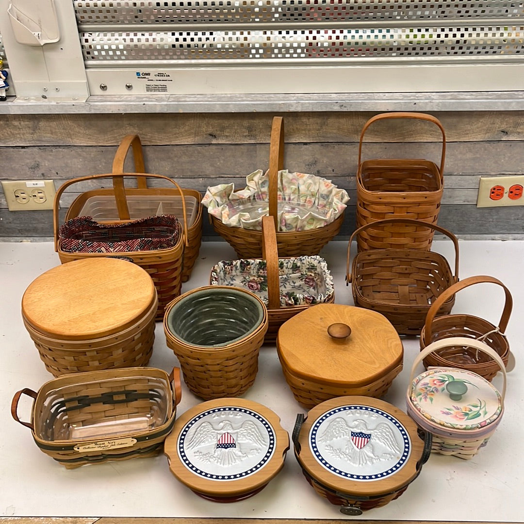 Vintage Longaberger Basket Selection