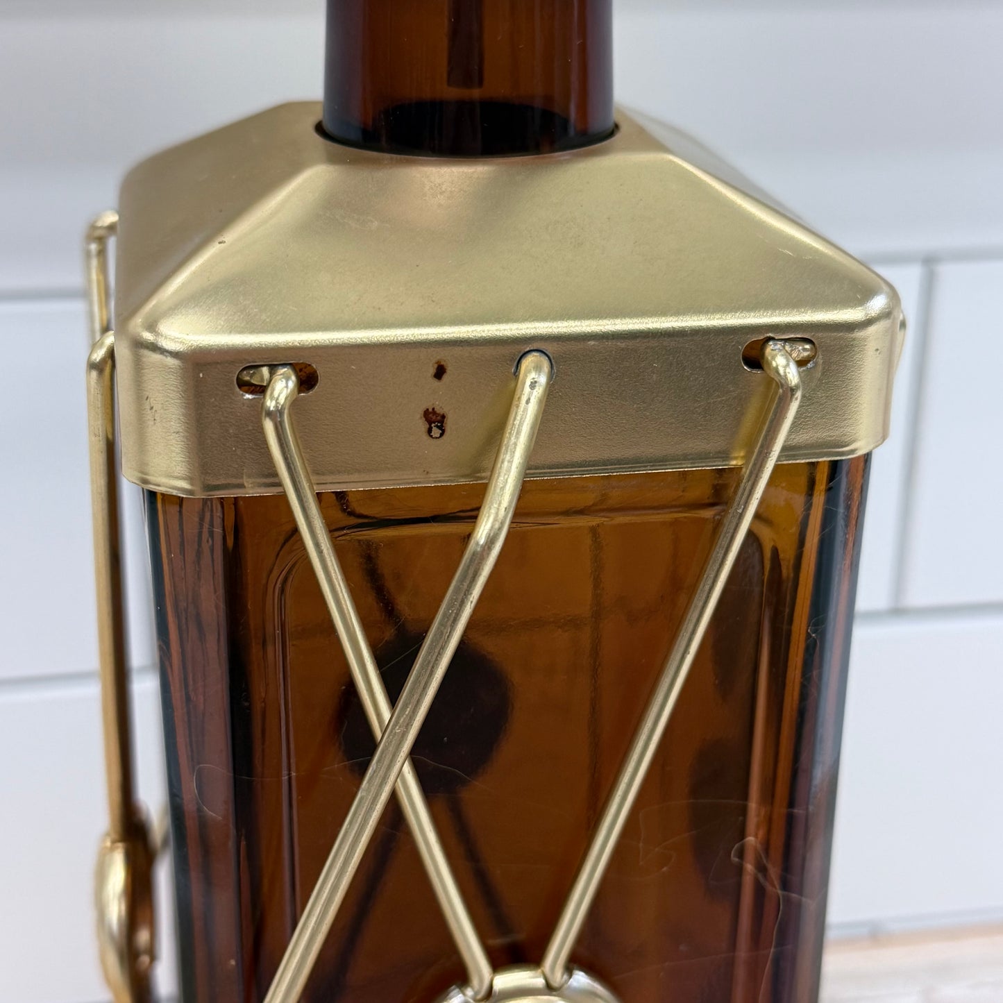 Swiss Harmony Musical Lantern Decanter Bottle Plays How Dry I Am