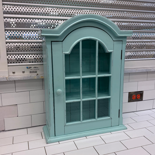 Farmhouse Wall Display Curio Cabinet