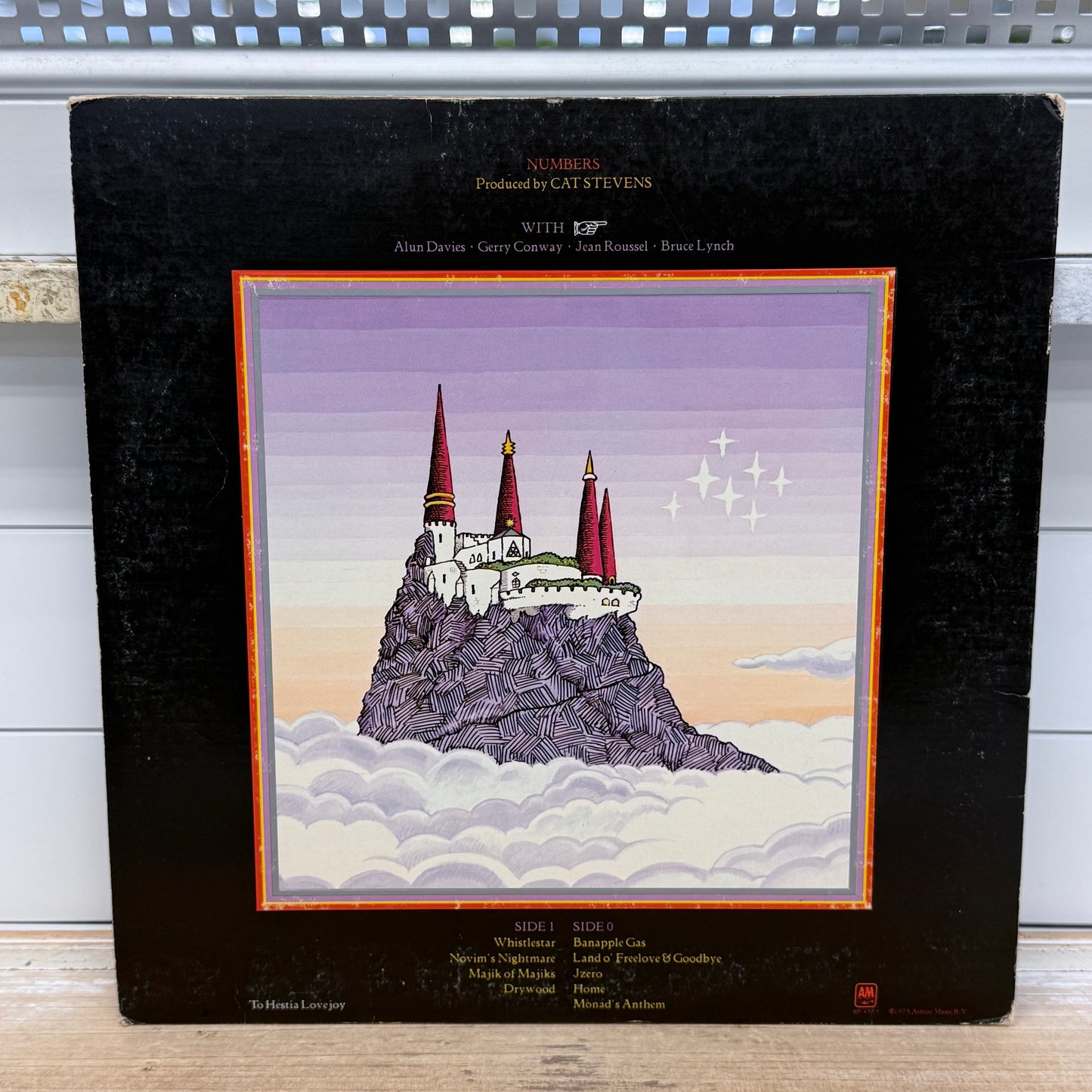 Cat Stevens Numbers Vinyl Record w/ Picture Book 1975 #SP 4555