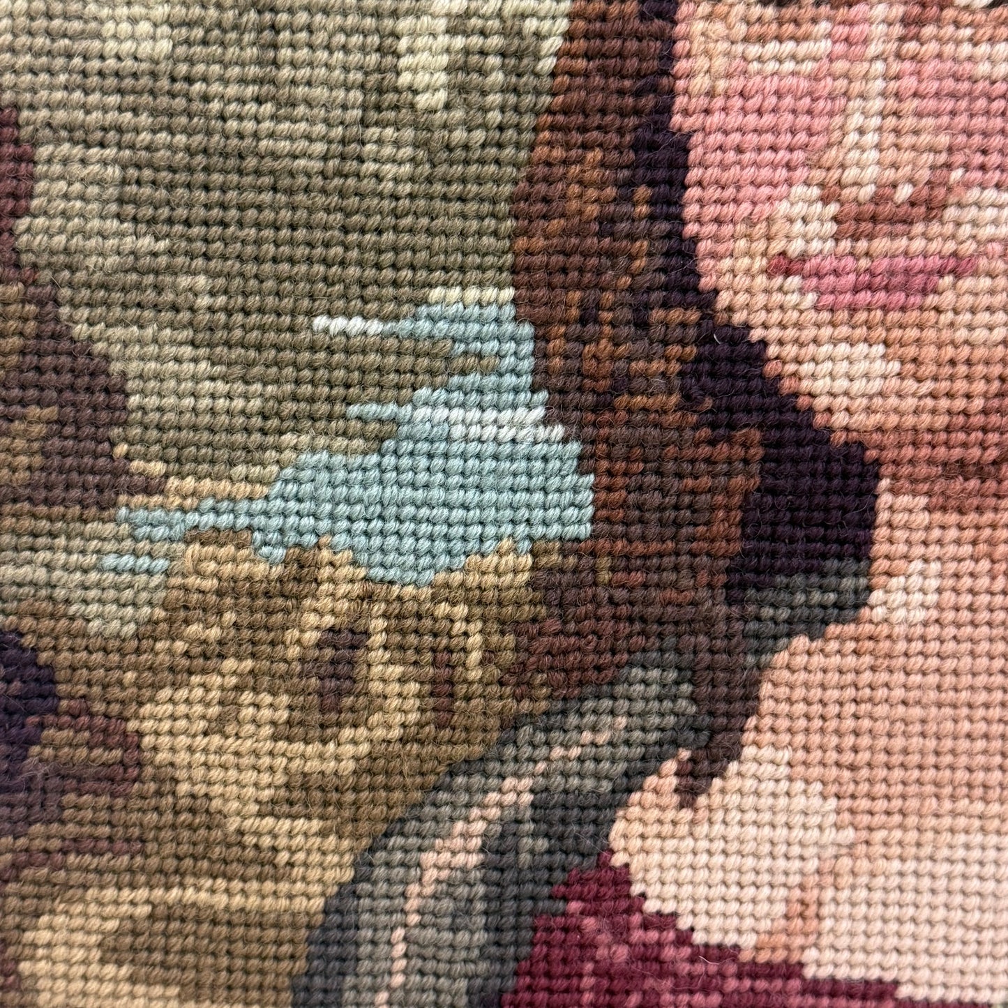 Leonardo da Vinci Mona Lisa Framed Needlepoint Art