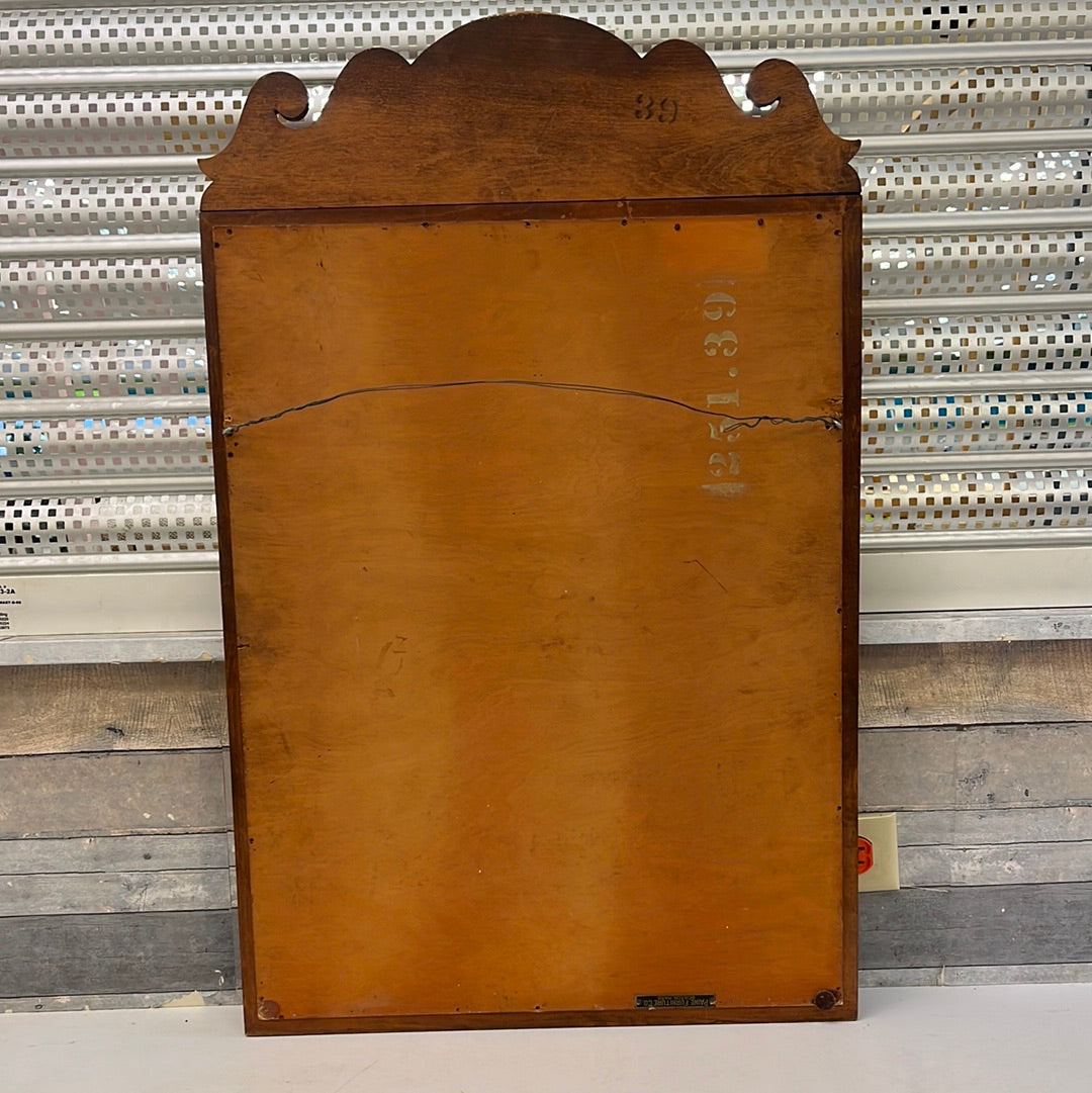 Vintage Paine Furniture Co. Mahogany Wall Mirror, 1930s