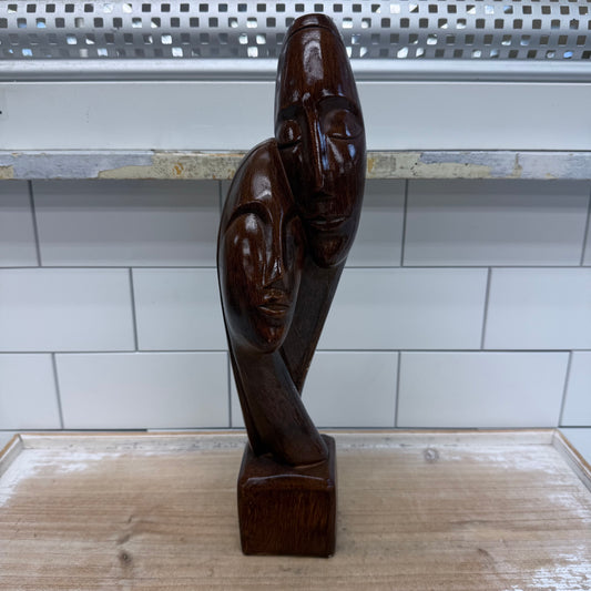 Esco Entwined Lovers Statue Mid Century Modern Sculpture 1970s