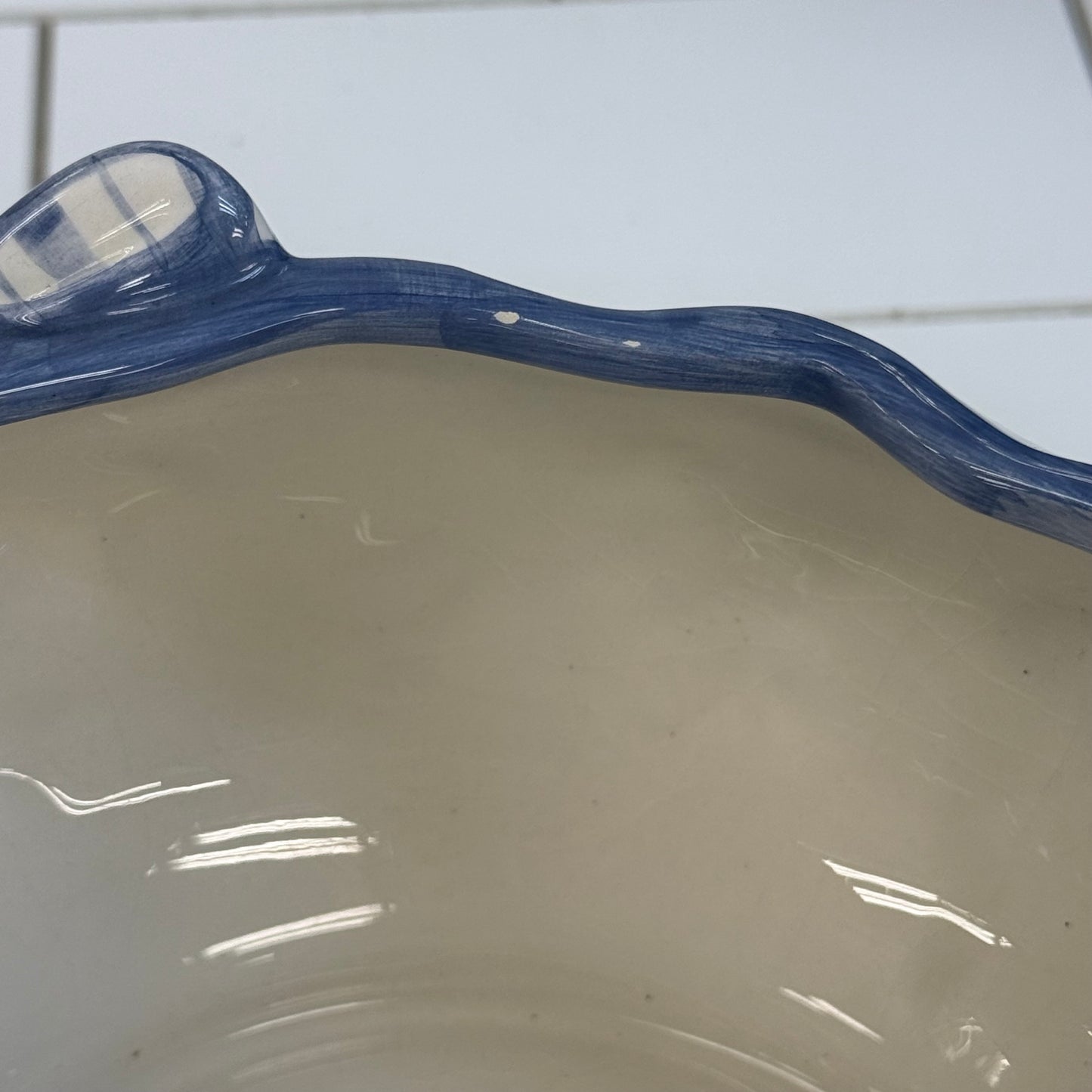 Fitz and Floyd Vegetable Garden Ceramic Serving Bowl 1990s