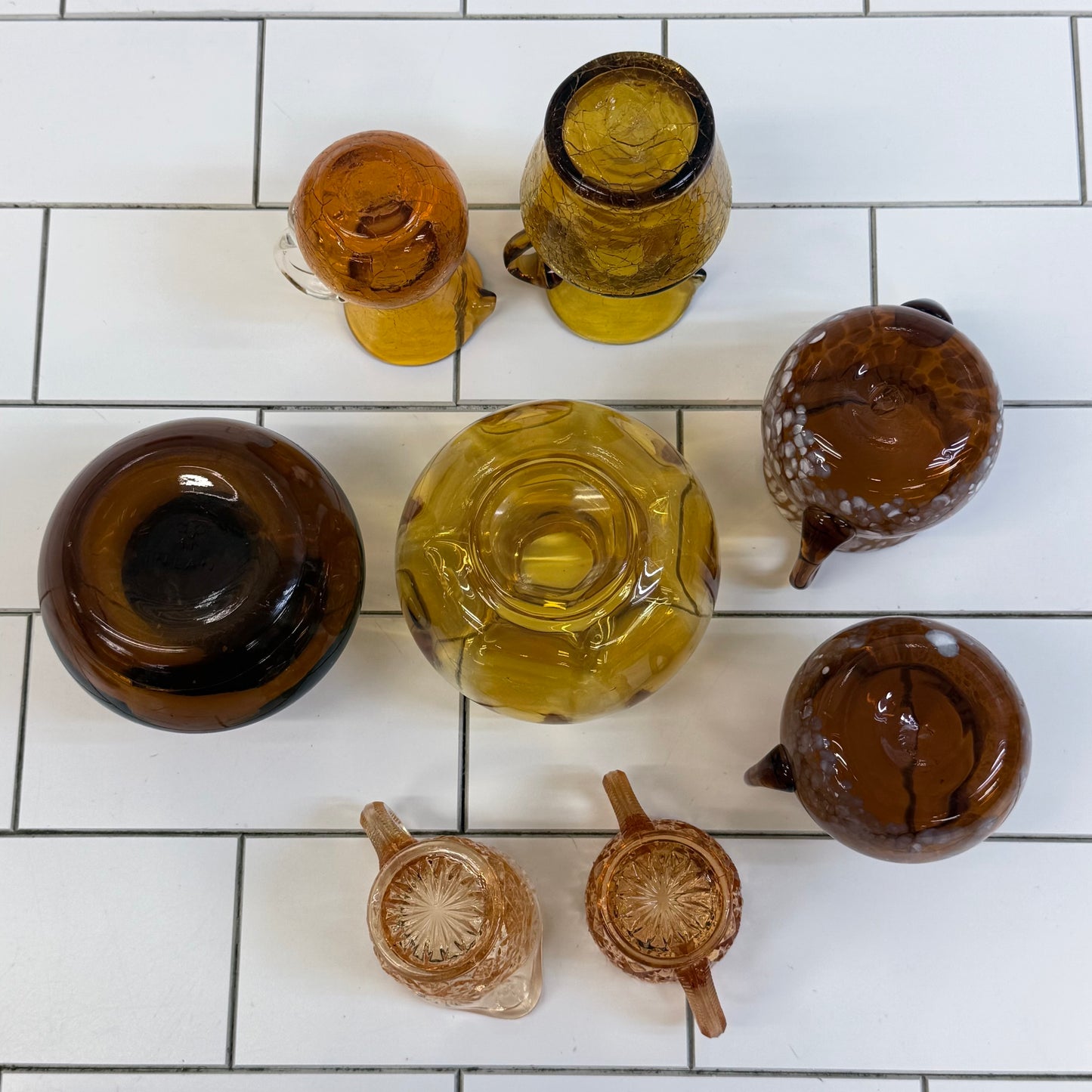 Amber Glass Vintage Selection