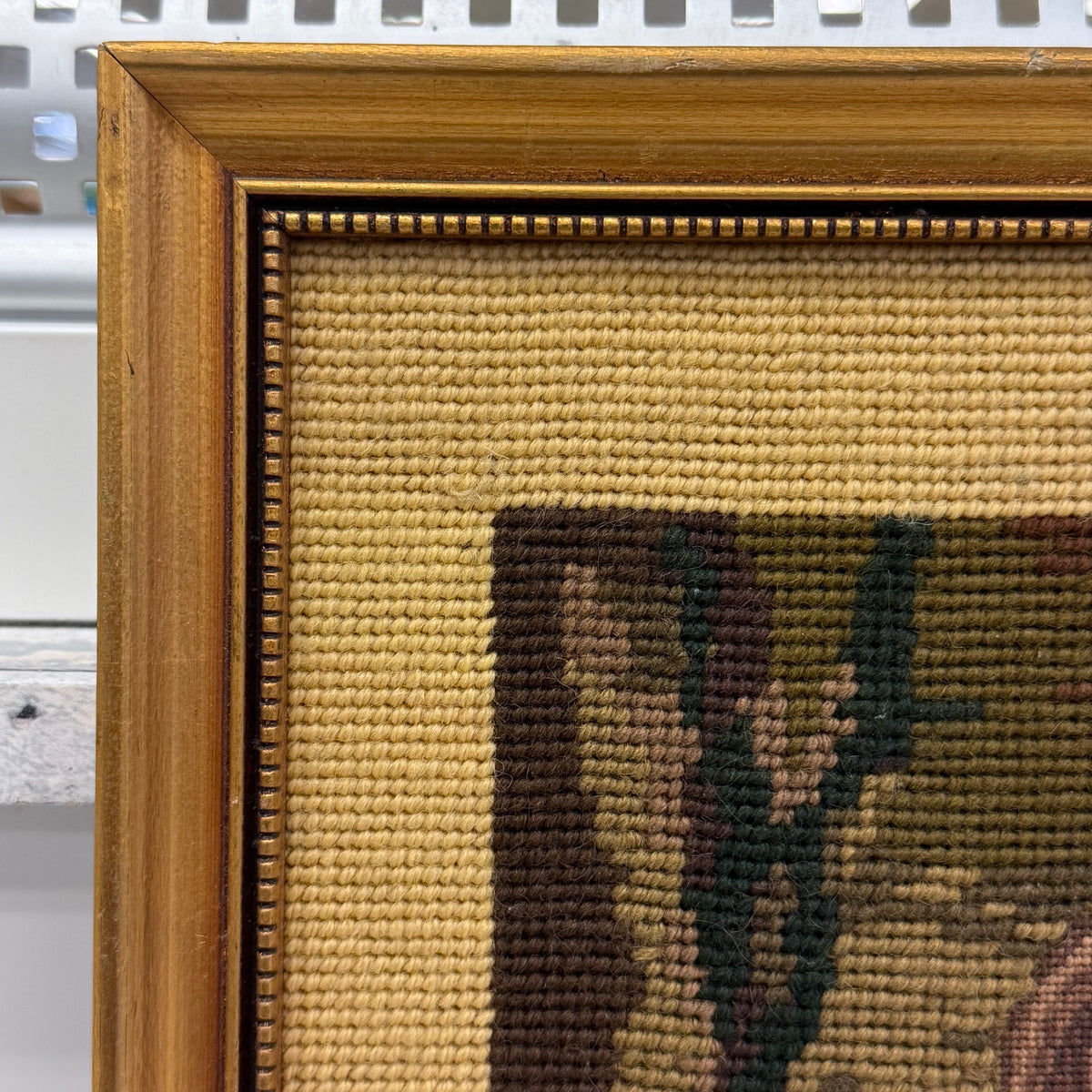 Joshua Reynolds Innocence Framed Needlepoint Portrait Art