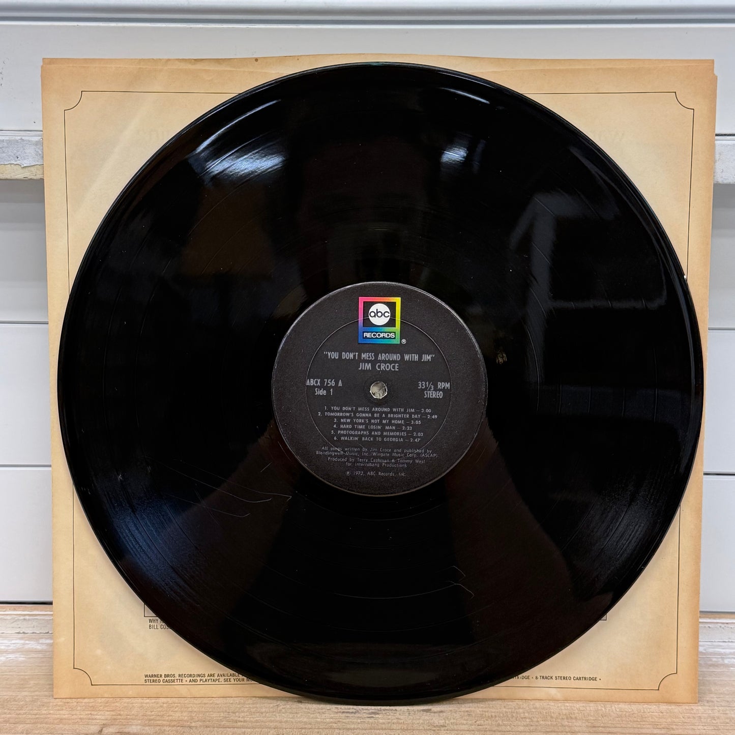 Jim Croce You Don't Mess Around with Jim Vinyl Record LP 1972 #ABCX 756