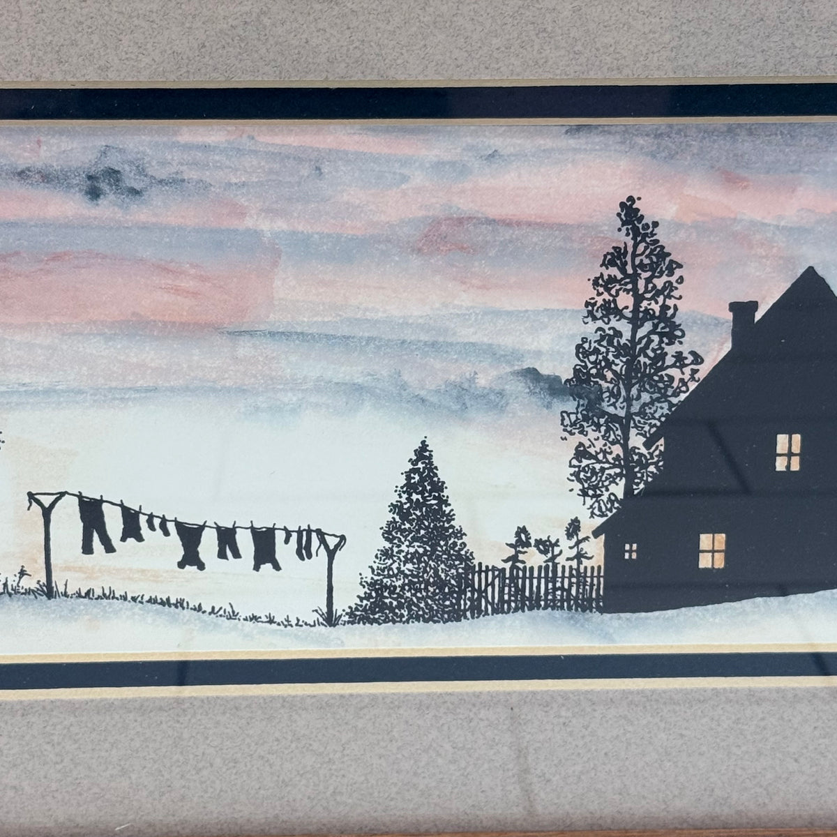M. Frey Lithograph Signed Numbered Americana Art