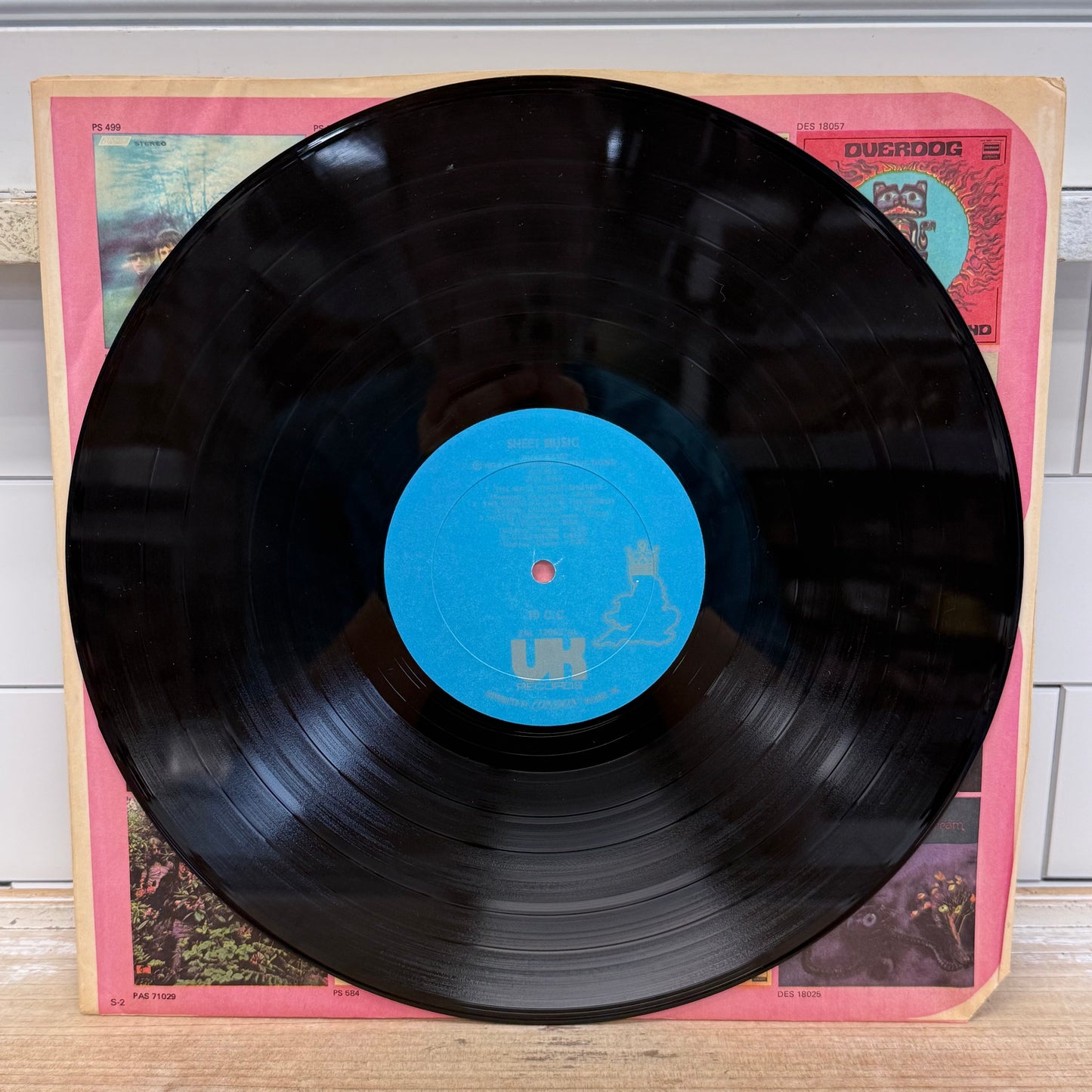 10cc Sheet Music LP 1974 Vinyl Record