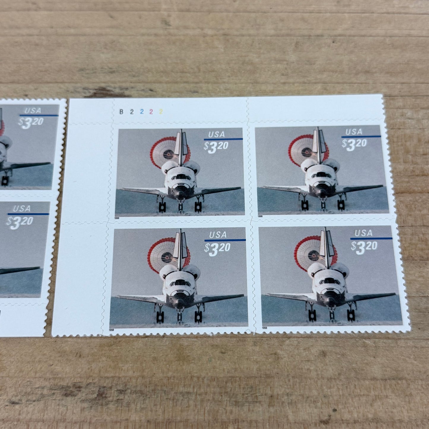 US Scott 3261 Space Shuttle Plate Blocks MNH Set of 8 1998