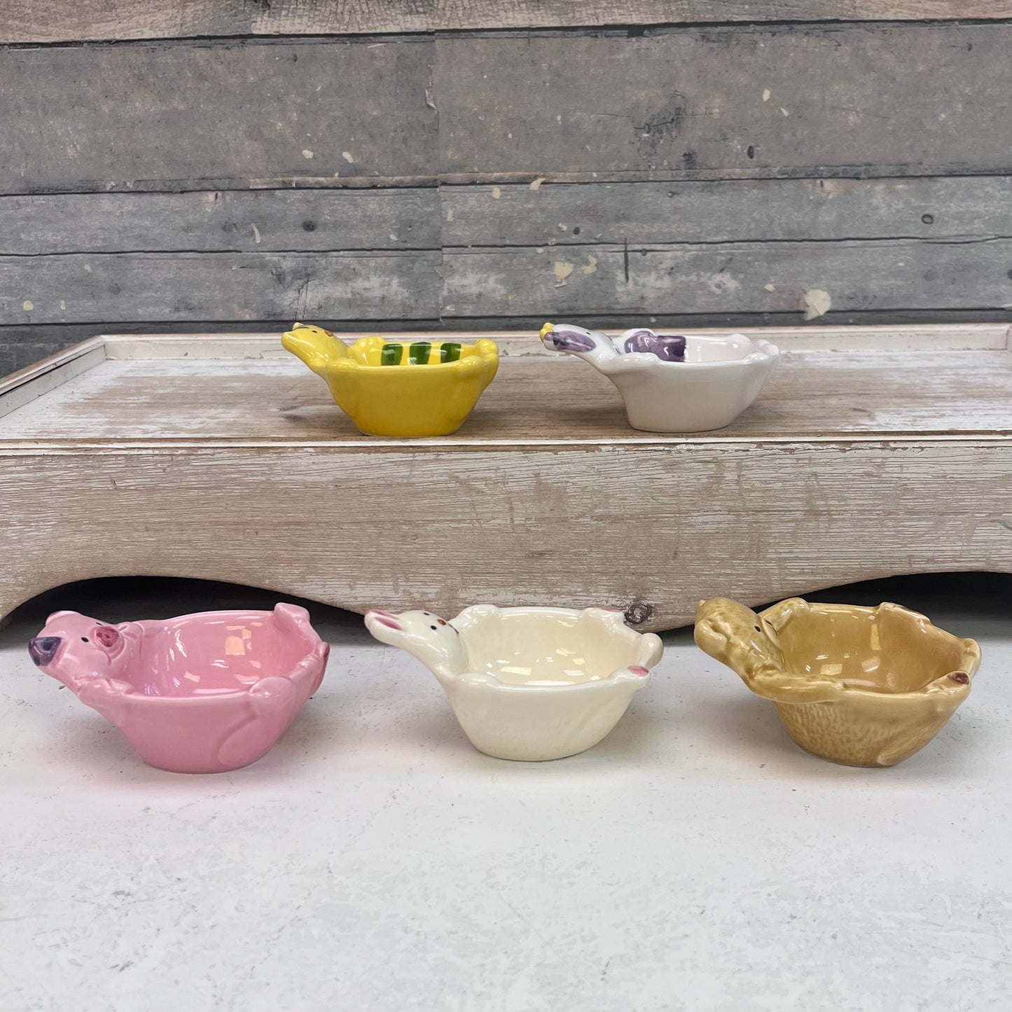 Kafuh Animal Shaped Condiment Bowls, Set of 5