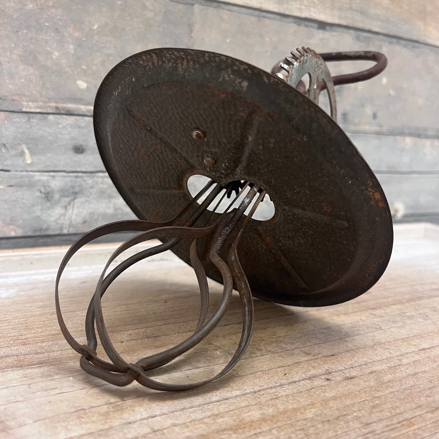 A&J Ekco USA Hand Crank Beater with Bowl Cover