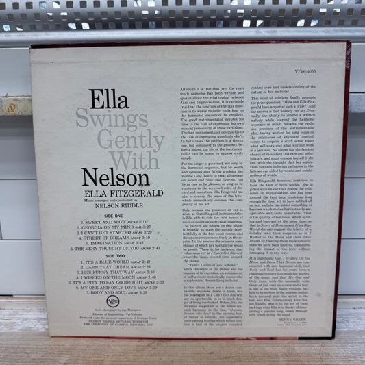 Ella Fitzgerald Swings Gently with Nelson Vinyl Record, 1962
