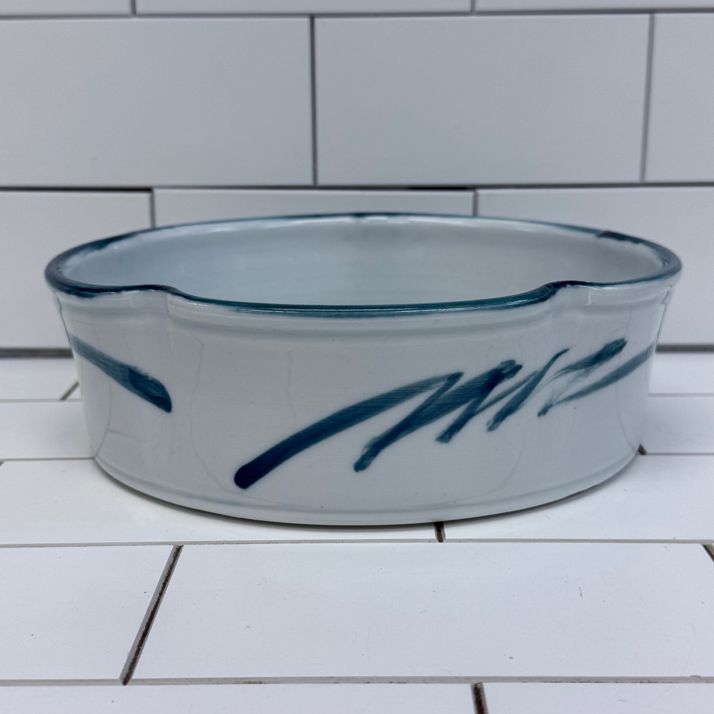 Quail Run Pottery Bowl Signed Elizabeth Krome Studio Art