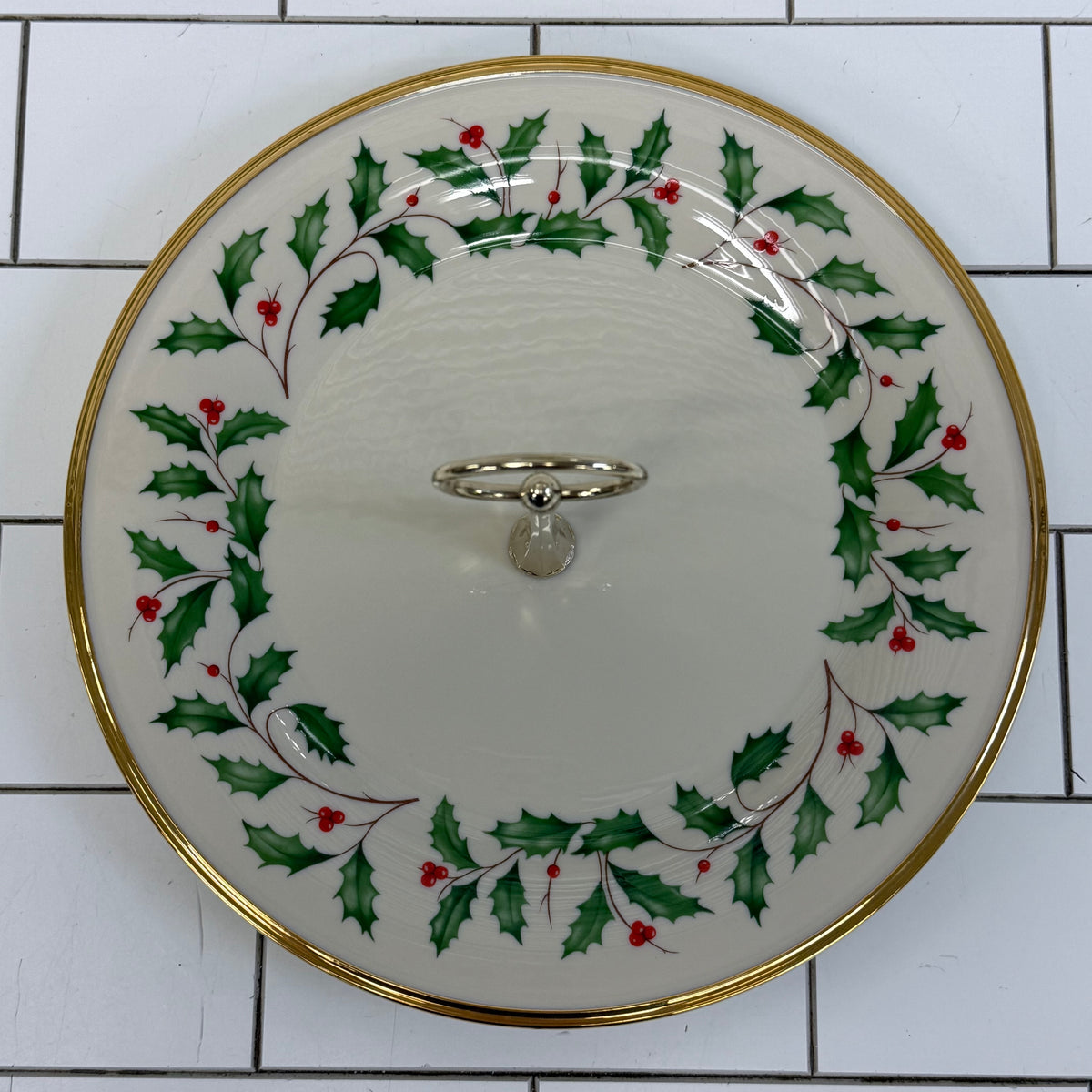 Lenox Holiday Holly Berry Serving Bowls Plate Mugs Selection