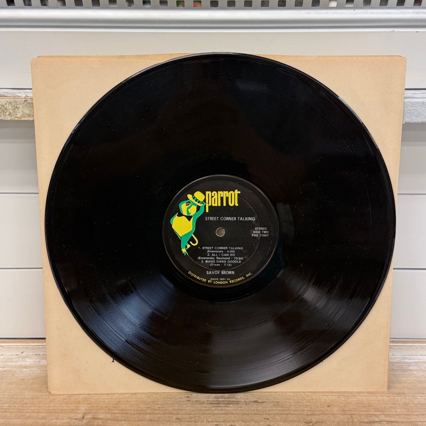 Savoy Brown Street Corner Talking Blues Rock Vinyl 1971 #PAS-71047