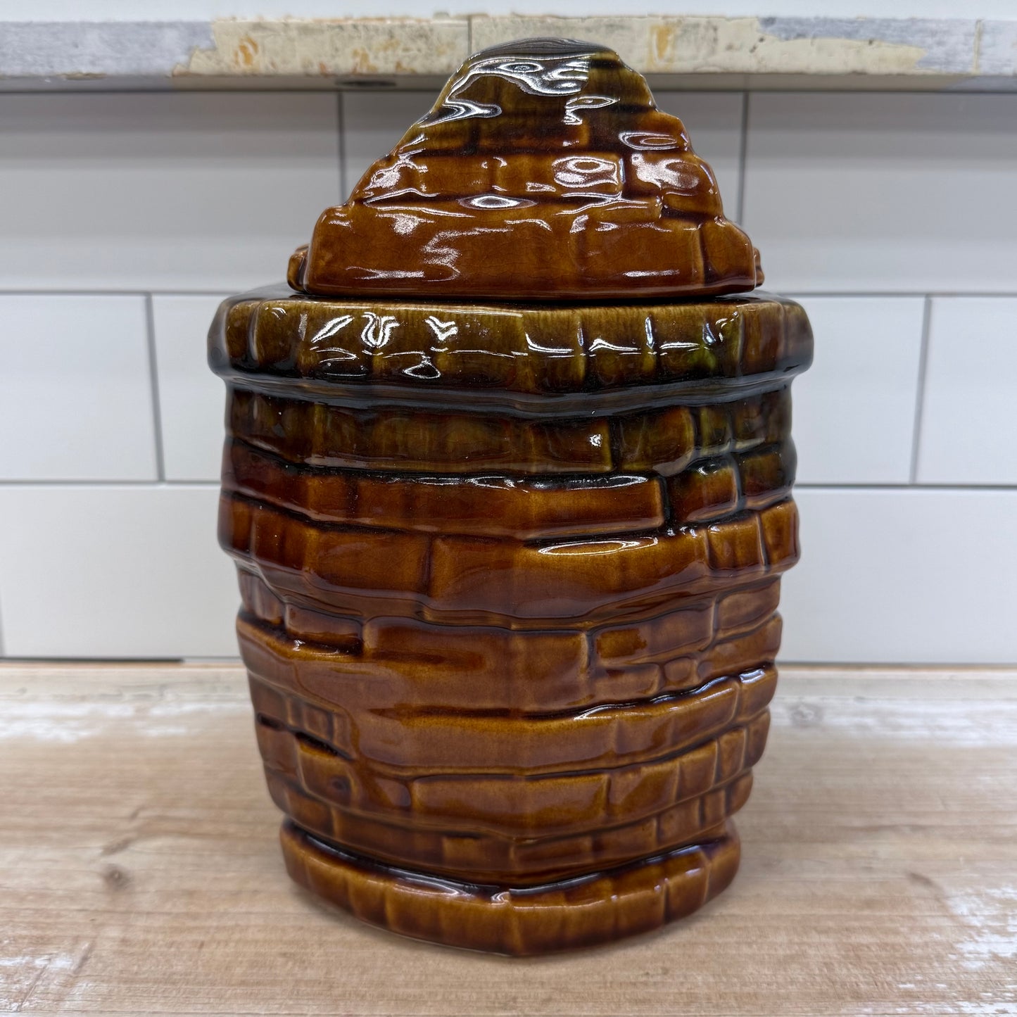 McCoy Wishing Well Cookie Jar, Glazed Ceramic