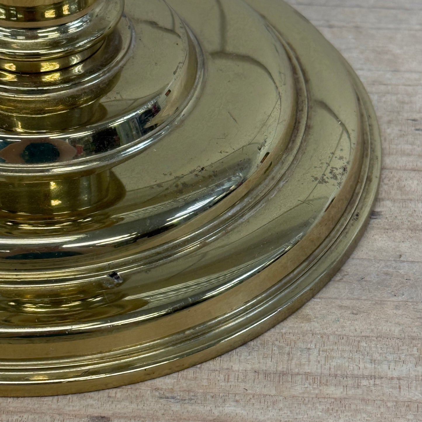 Virginia Metalcrafters Brass Candle Holder CW 16-34