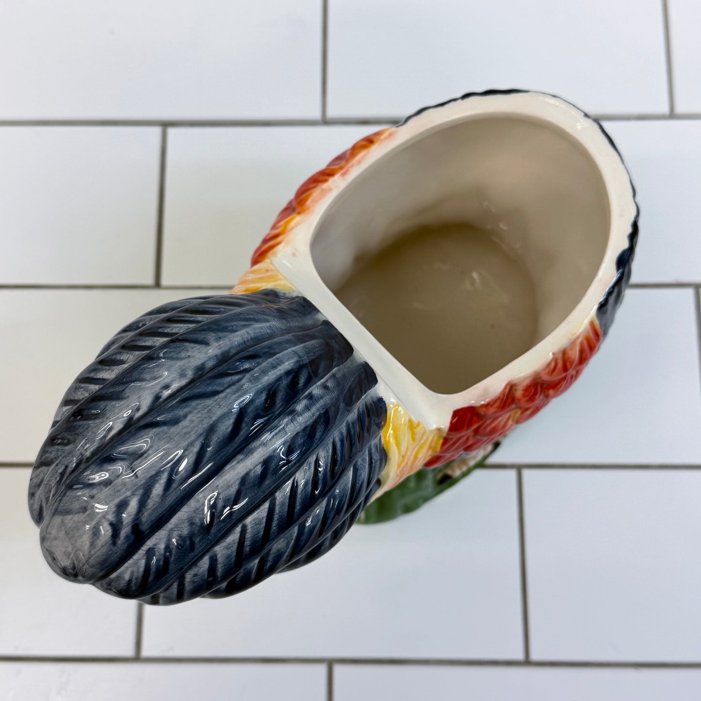 Farmhouse Rooster Ceramic Cookie Jar
