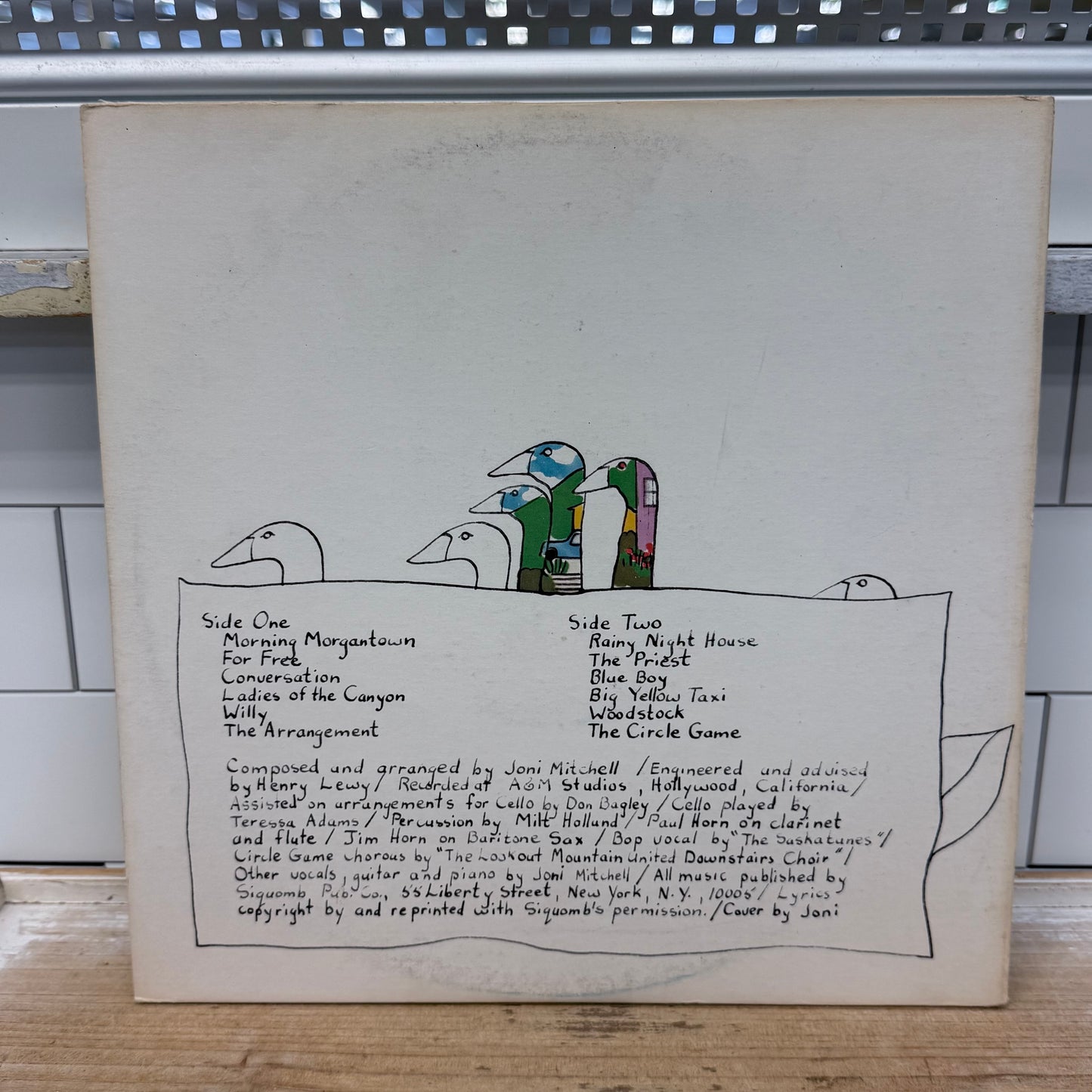 Joni Mitchell Ladies of the Canyon Vinyl Record LP 1970 #RS6376