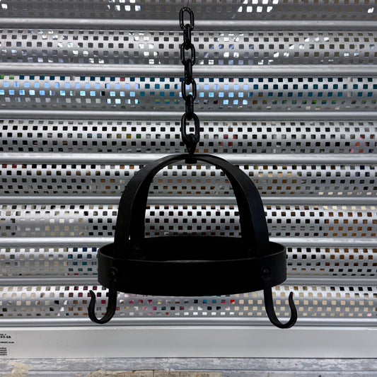 Wrought Iron Game Crown Hanging Butchers Rack