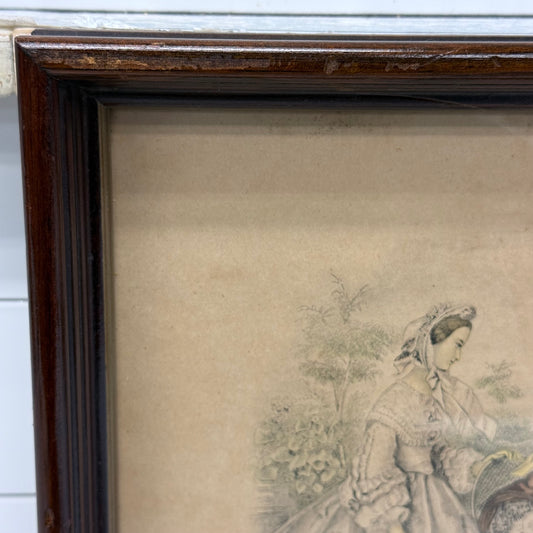 Le Follet & Le Moniteur de La Mode Framed Prints Set of 2