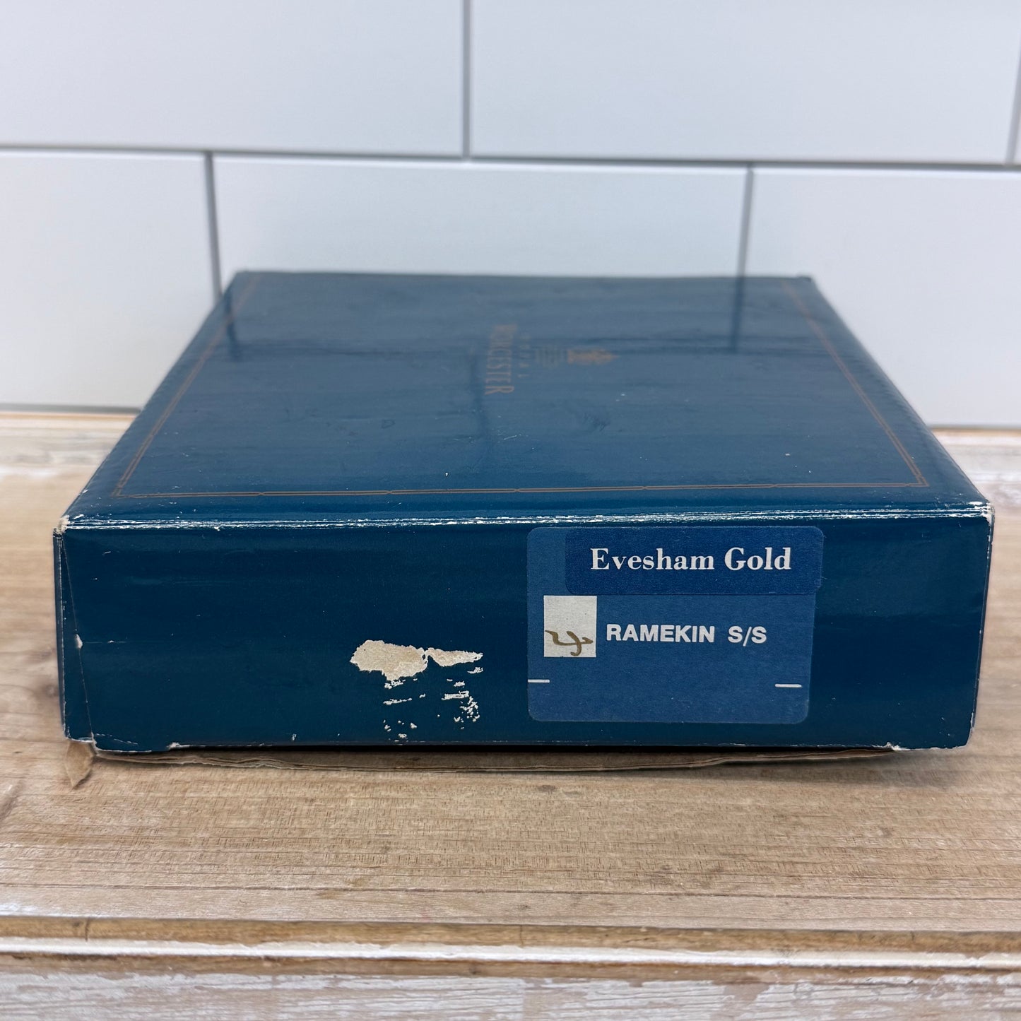 Royal Worcester Evesham Gold Ramekins  Set of 4  Vintage 1960s