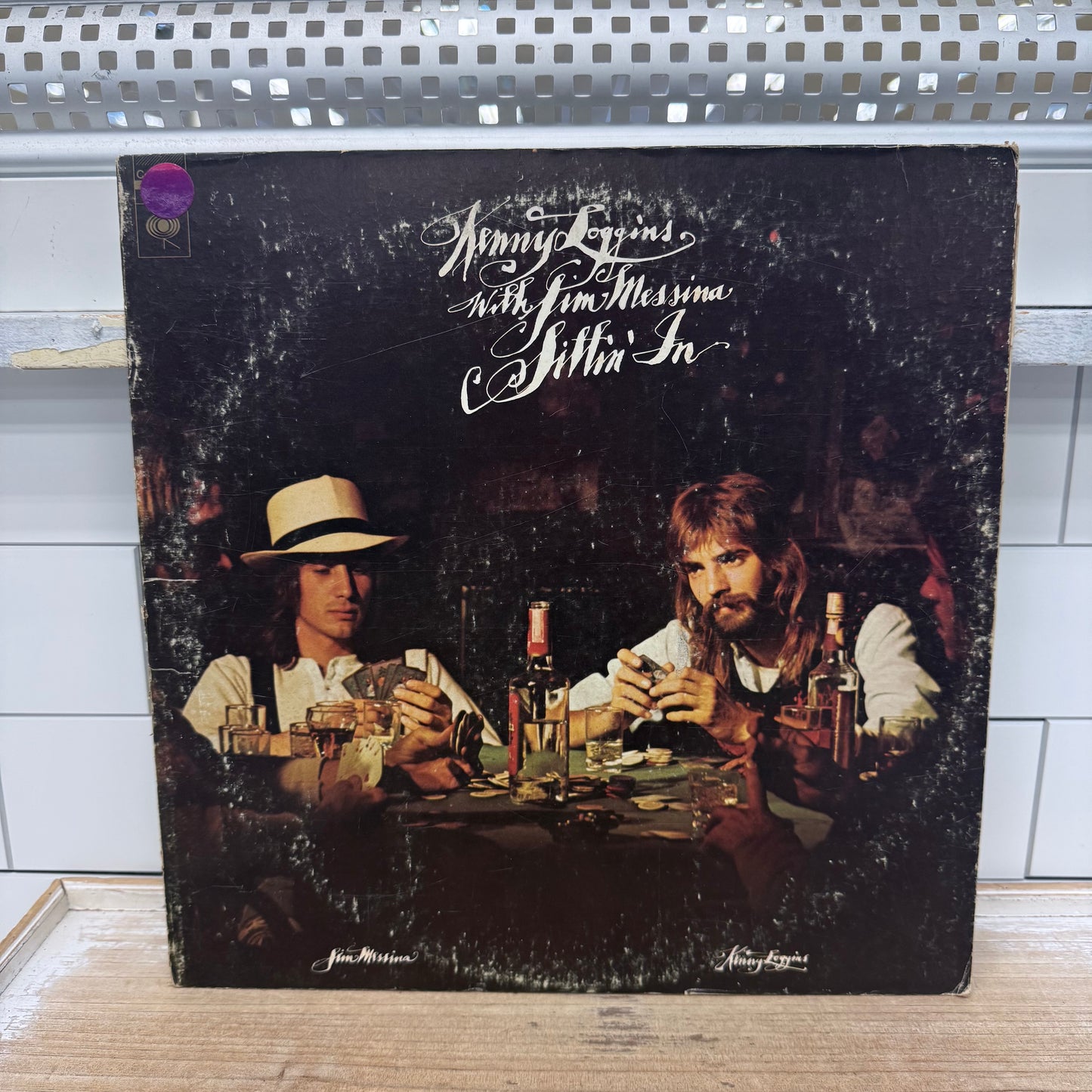 Kenny Loggins with Jim Messina Sittin' In Vinyl Record LP 1971 #C 31044